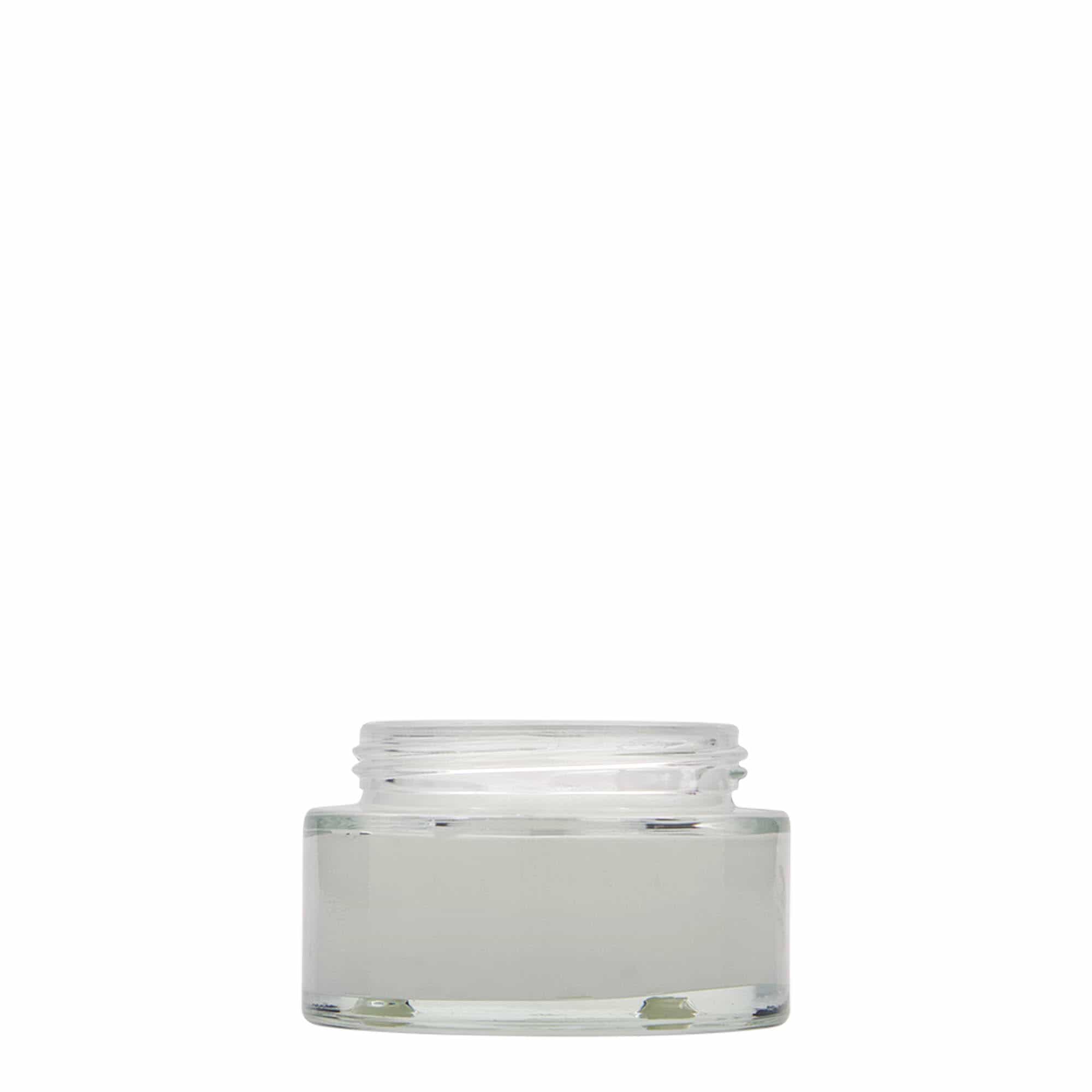 50 ml krukke 'Clear Edition', glas, åbning: skruelåg