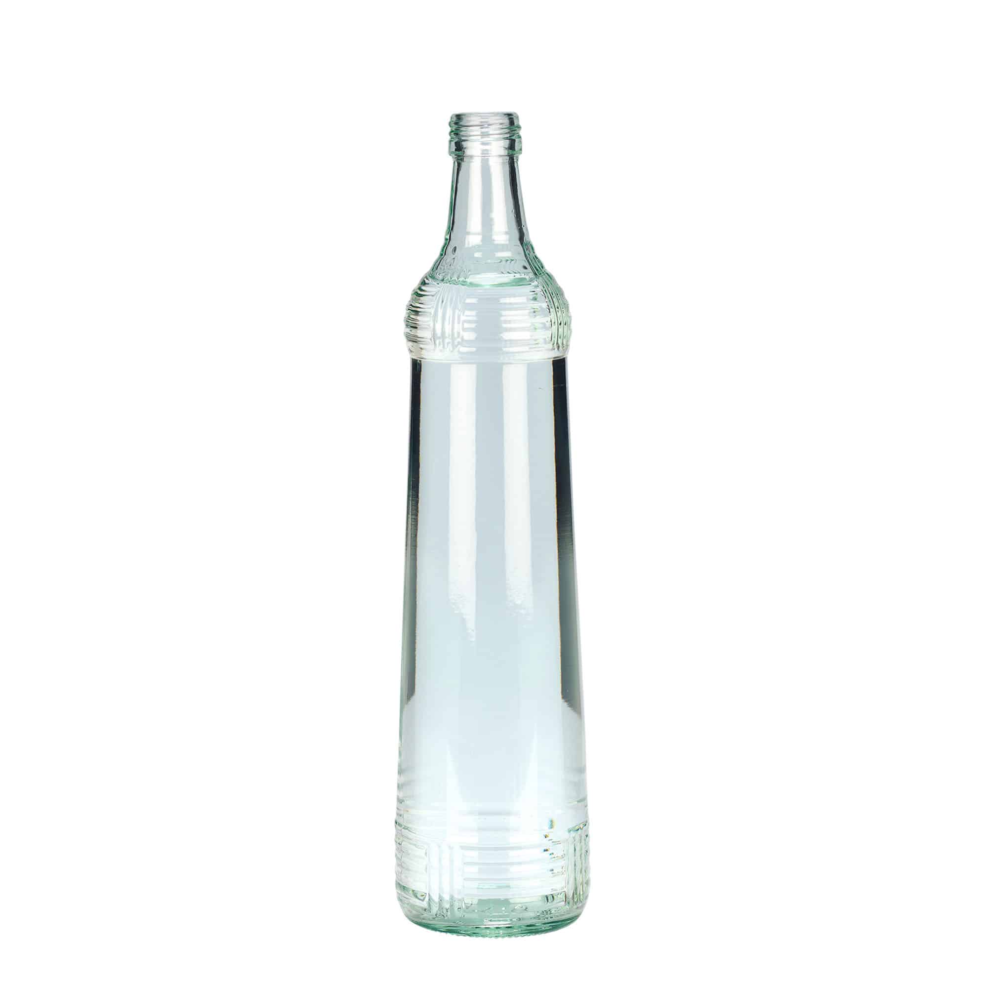 700 ml glasflaske vodka Zwiebelturm, munding: PP 28