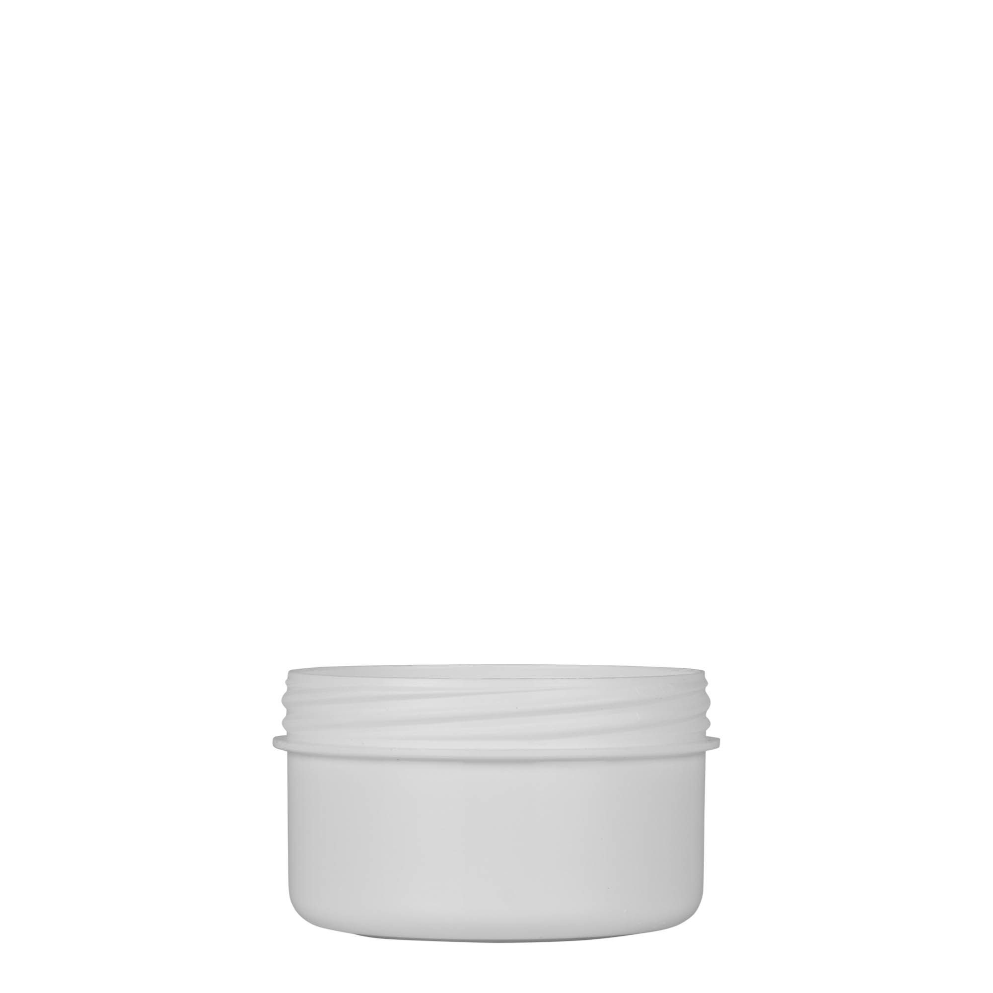 60 ml plastdåse 'White Line', PP, hvid, åbning: skruelåg