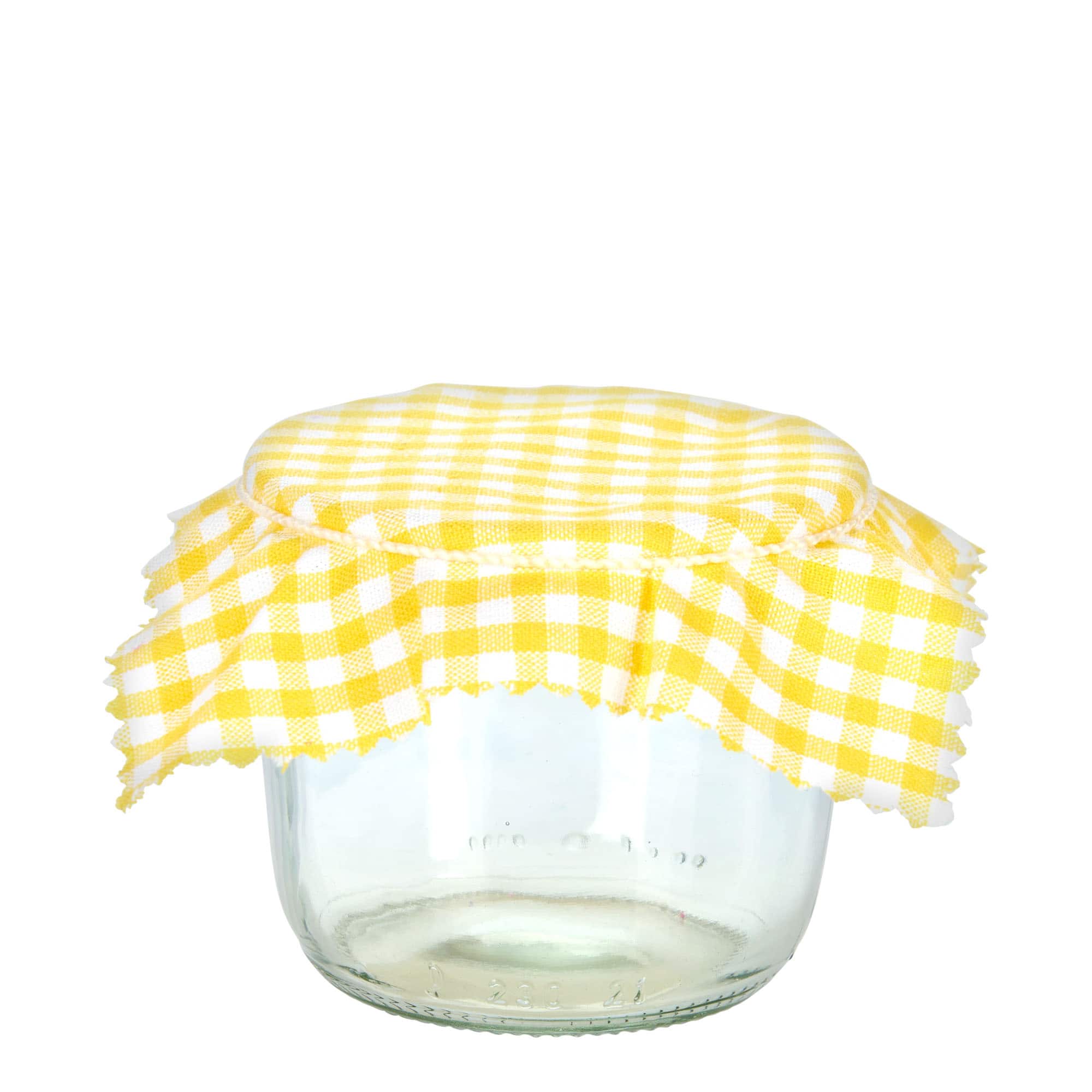 Stofserviet ternet 12x12, kvadratisk, tekstil, gul, åbning: TO38-TO53