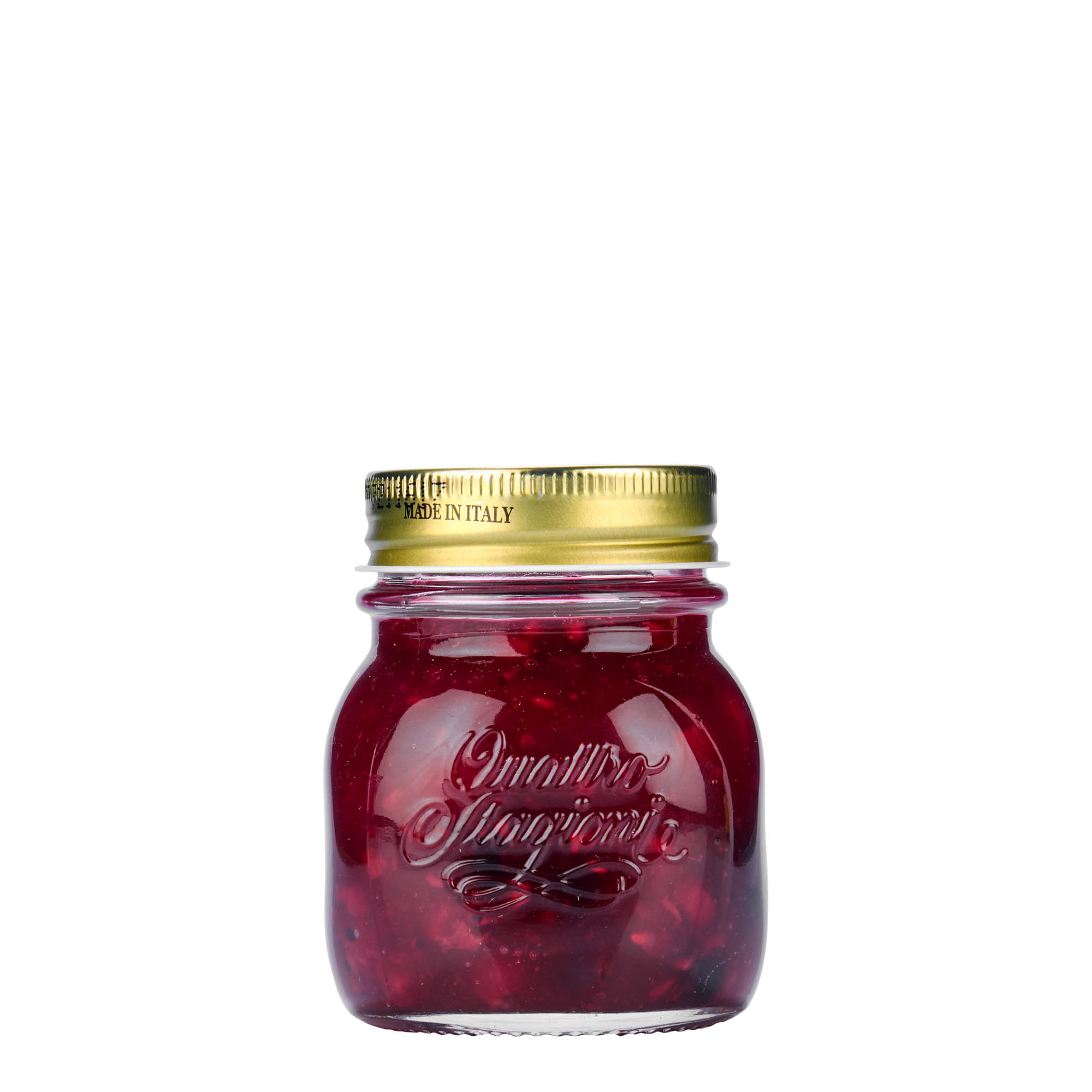 150 ml glas »Quattro Stagioni«, åbning: skruelåg