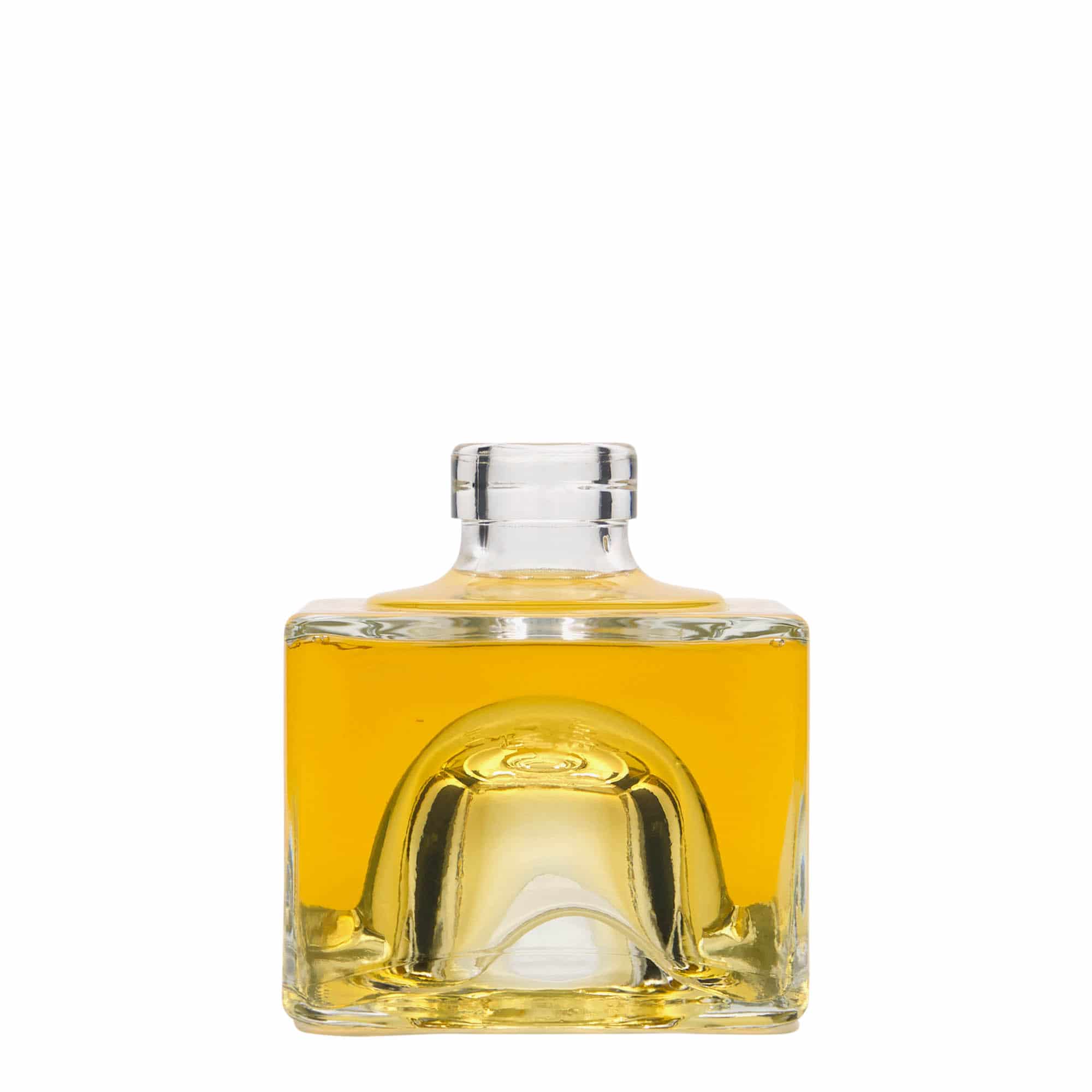 200 ml glasflaske 'Cocolores', kvadratisk, åbning: Kork
