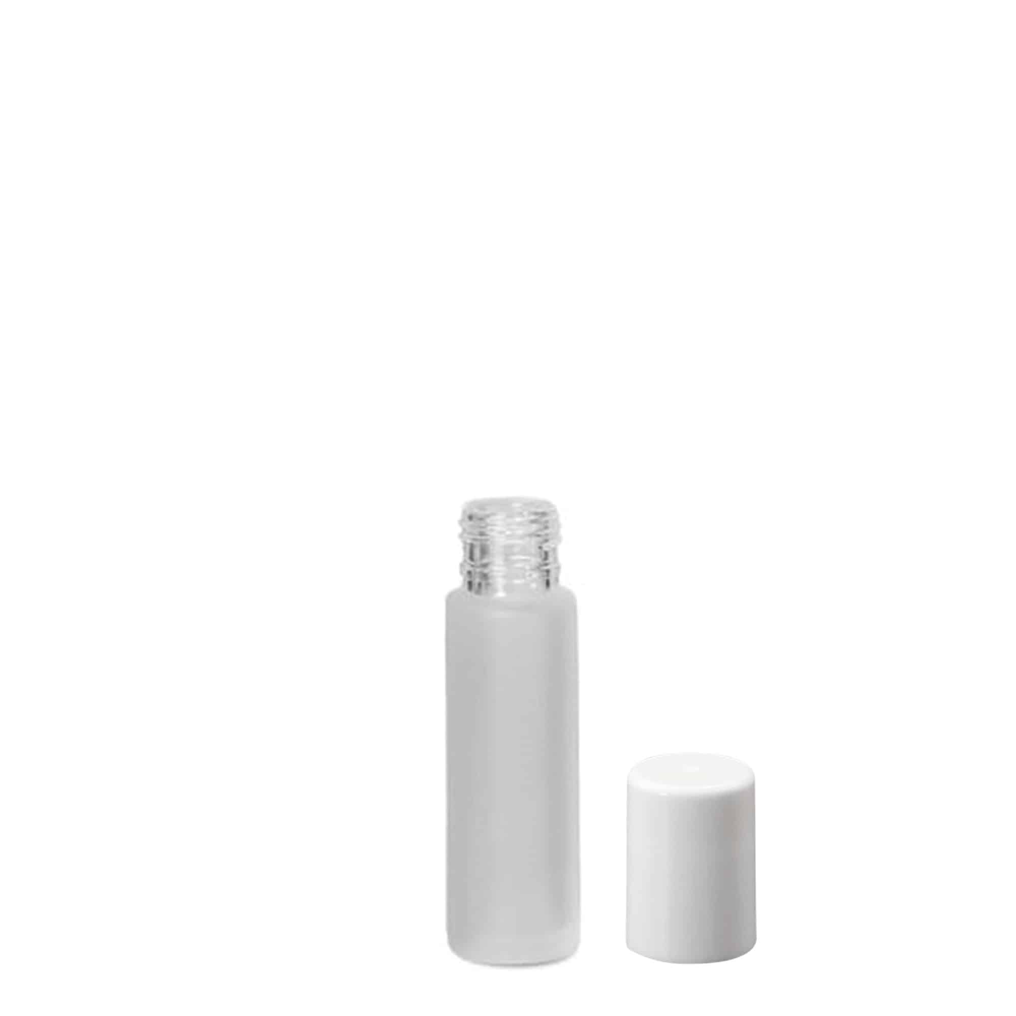 10 ml roll-on-flaske, glas, frostet, åbning: skruehætte