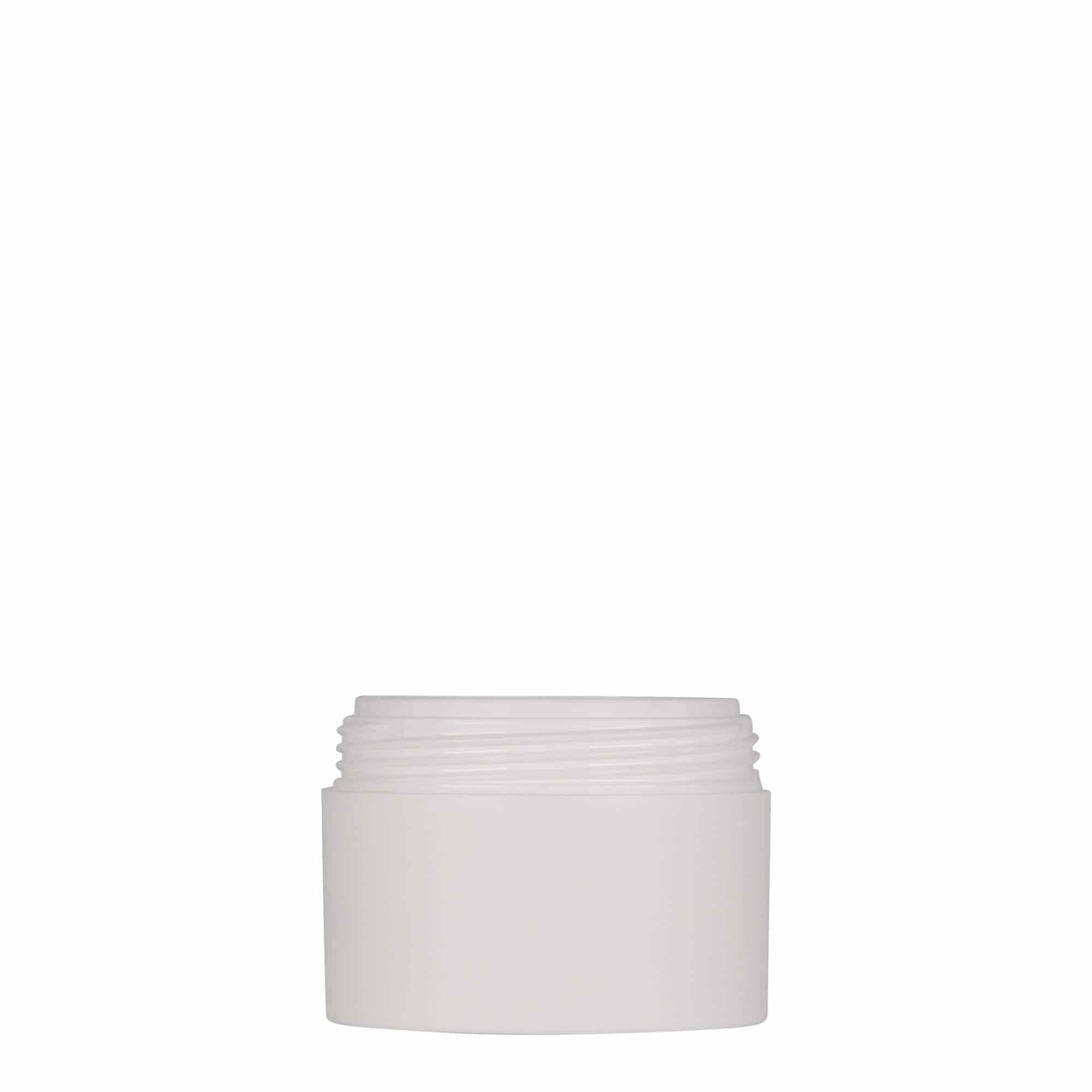 50 ml plastdåse 'Antonella', PP, hvid, åbning: Skruelåg 50 ml plastdåse 'Antonella', PP, hvid, åbning: Skruelåg