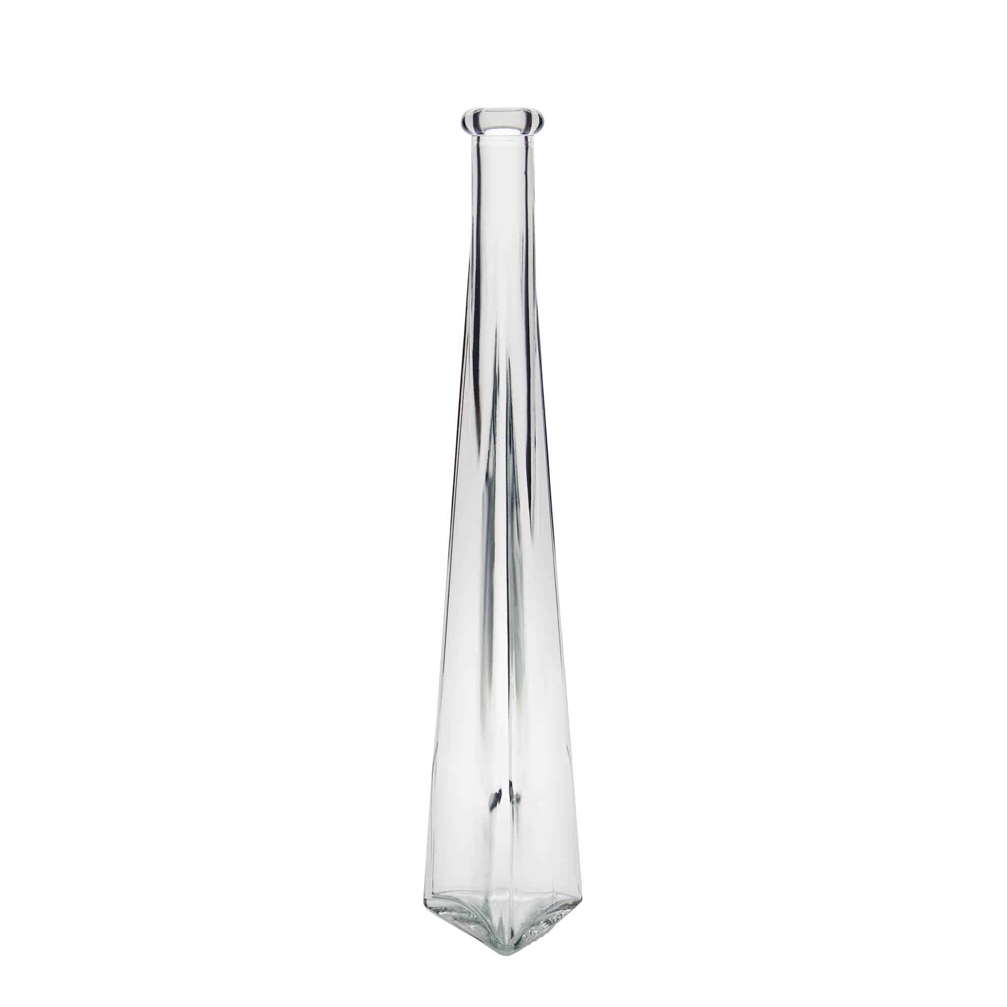 200 ml glasflaske 'Dama Triangolore', trekantet, åbning: Kork 200 ml glasflaske 'Dama Triangolore', trekantet, åbning: Kork
