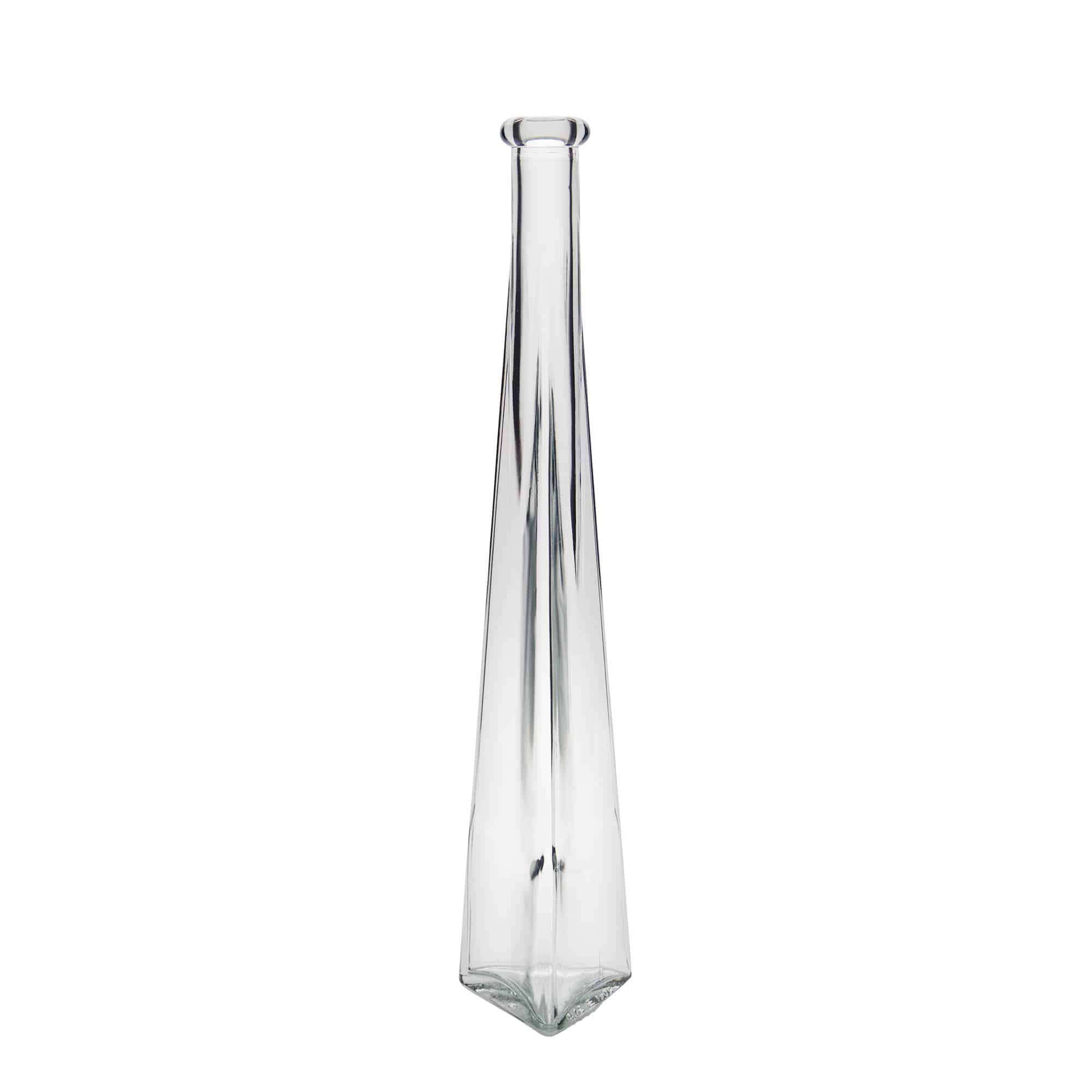 200 ml glasflaske 'Dama Triangolore', trekantet, åbning: prop