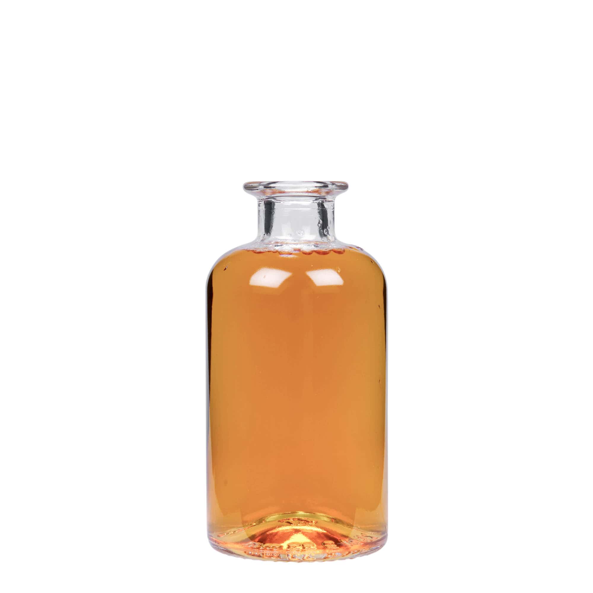 250 ml glasflaske apoteker, åbning: kork 250 ml glasflaske apoteker, åbning: kork