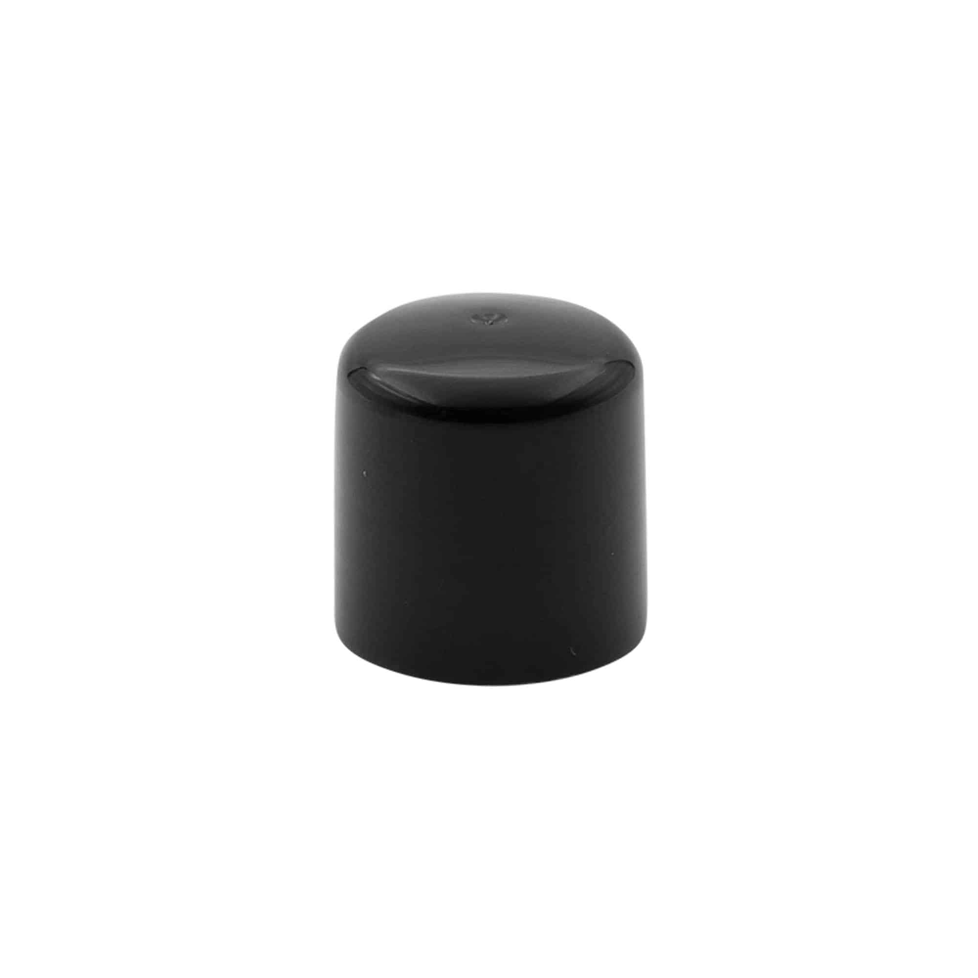 Skruelåg med sprøjteindsats, PP-plast, sort, til tud: 24/410 Skruelåg med sprøjteindsats, PP-plast, sort, til tud: 24/410