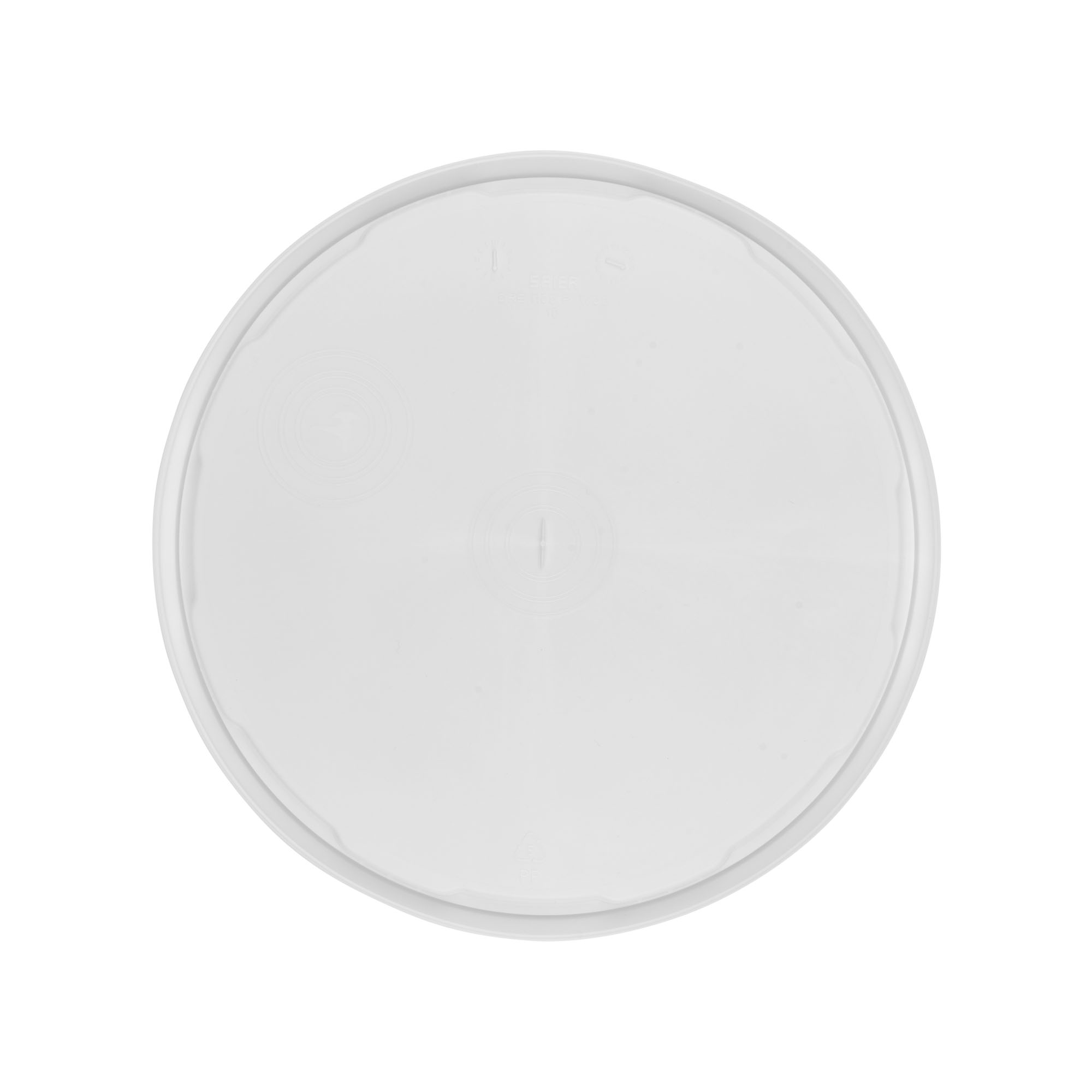 Låg til 12,5 l spand, PP-plast, hvid