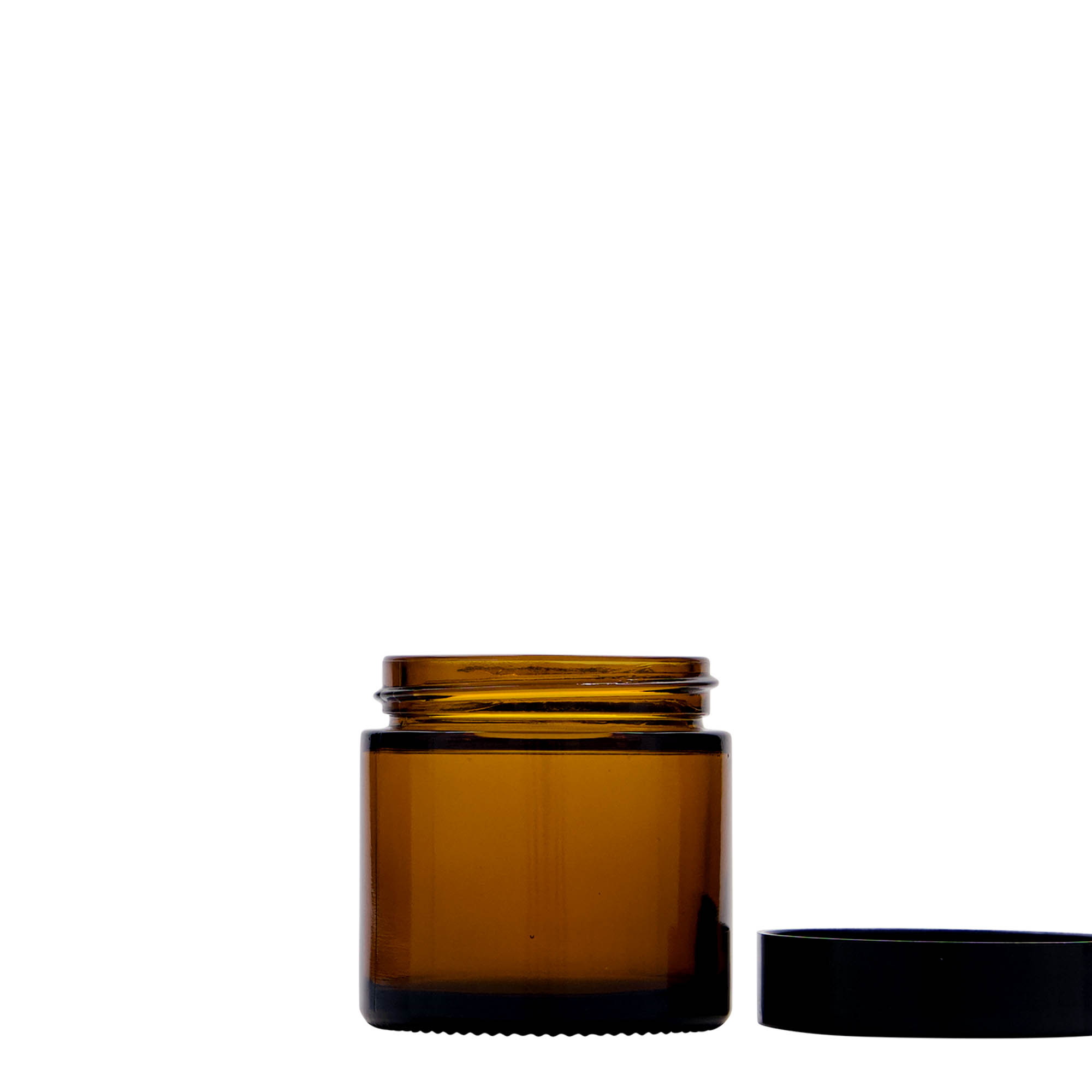 60 ml krukke 'Brown Line', glas, brun, åbning: skrue låg 60 ml krukke 'Brown Line', glas, brun, åbning: skrue låg