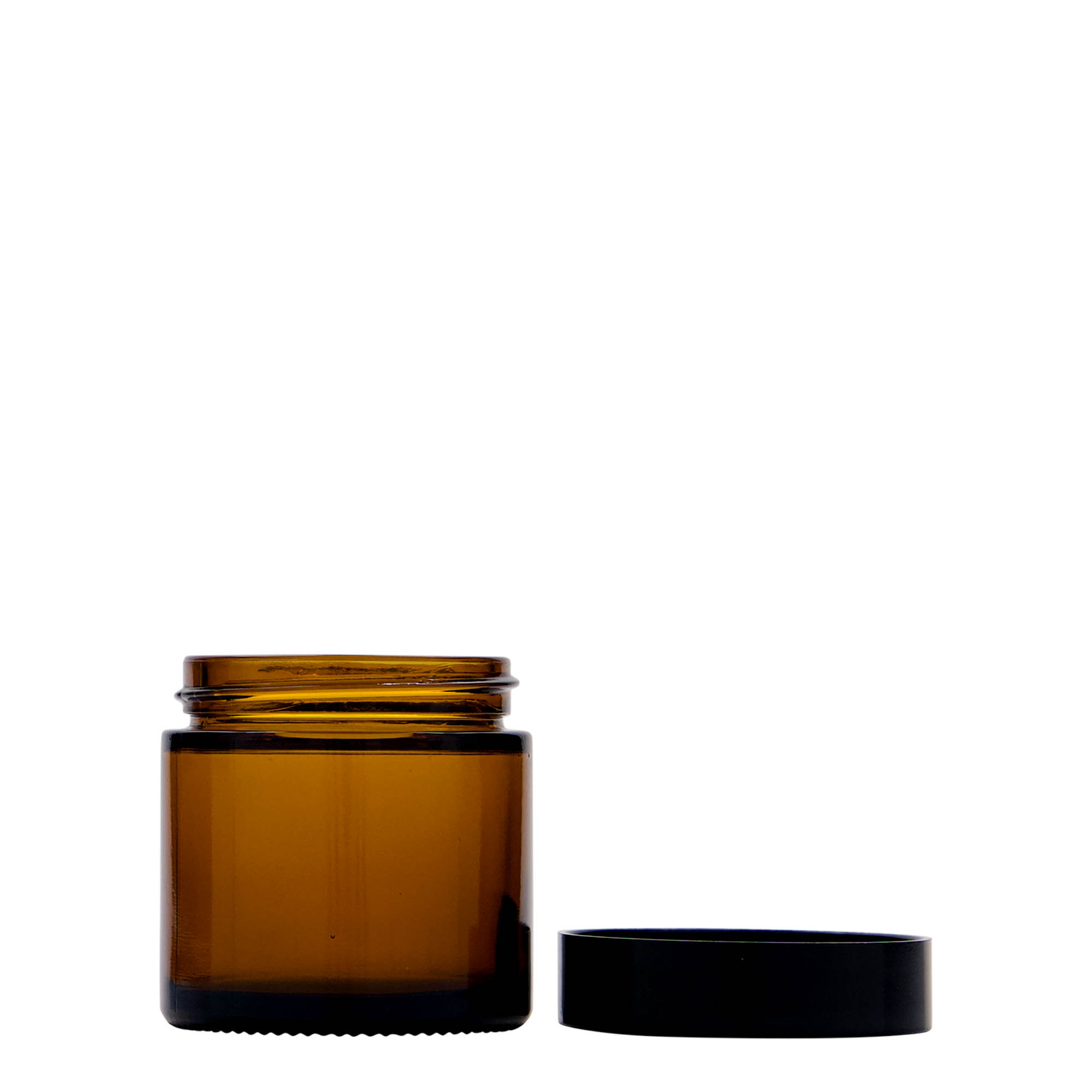 60 ml krukke 'Brown Line', glas, brun, åbning: skrue låg 60 ml krukke 'Brown Line', glas, brun, åbning: skrue låg