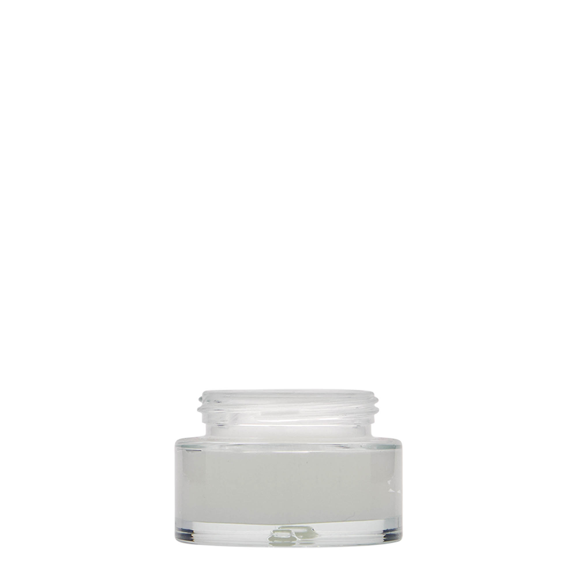 30 ml krukke 'Clear Edition', glas, åbning: skruelåg