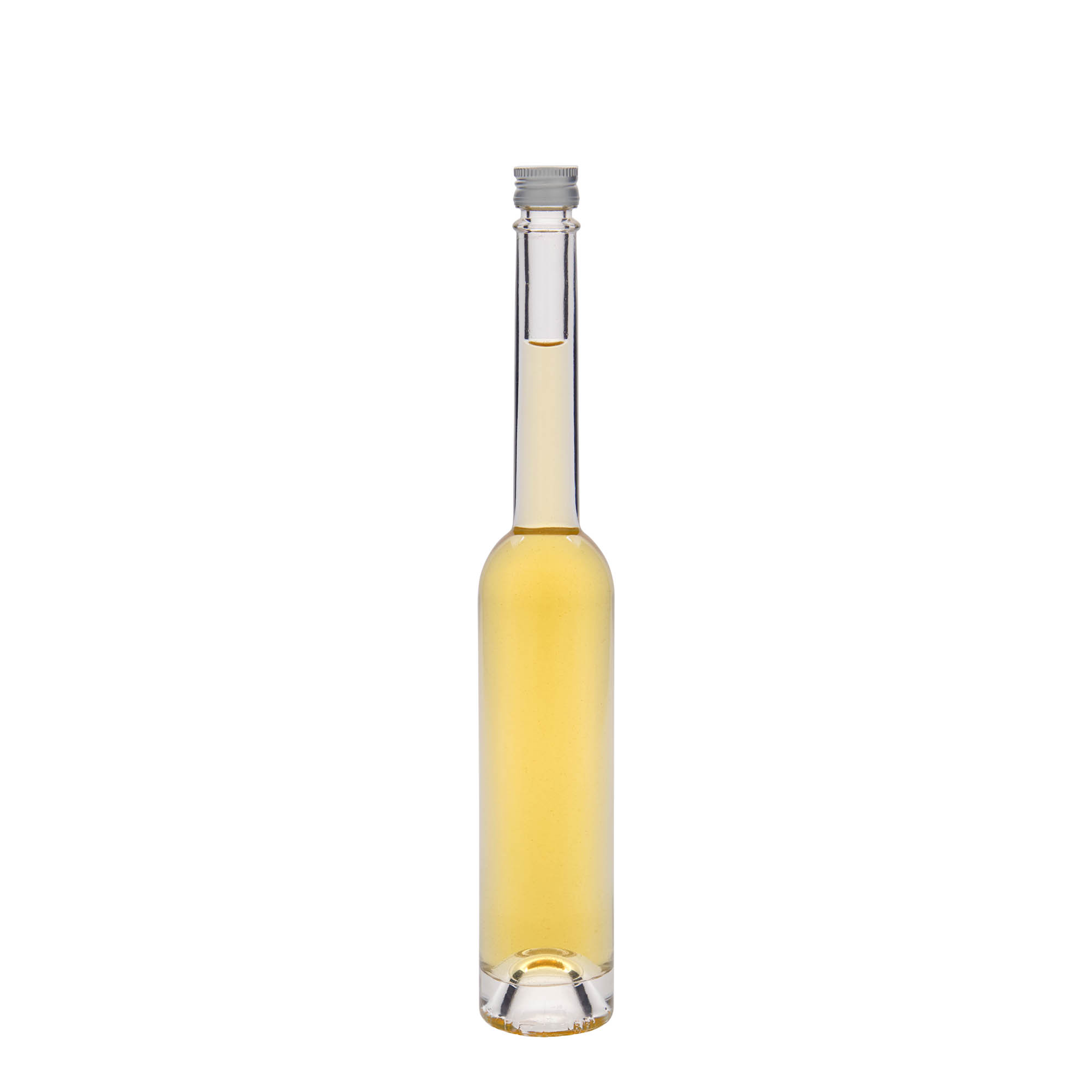 100 ml glasflaske 'Platina', åbning: PP 18