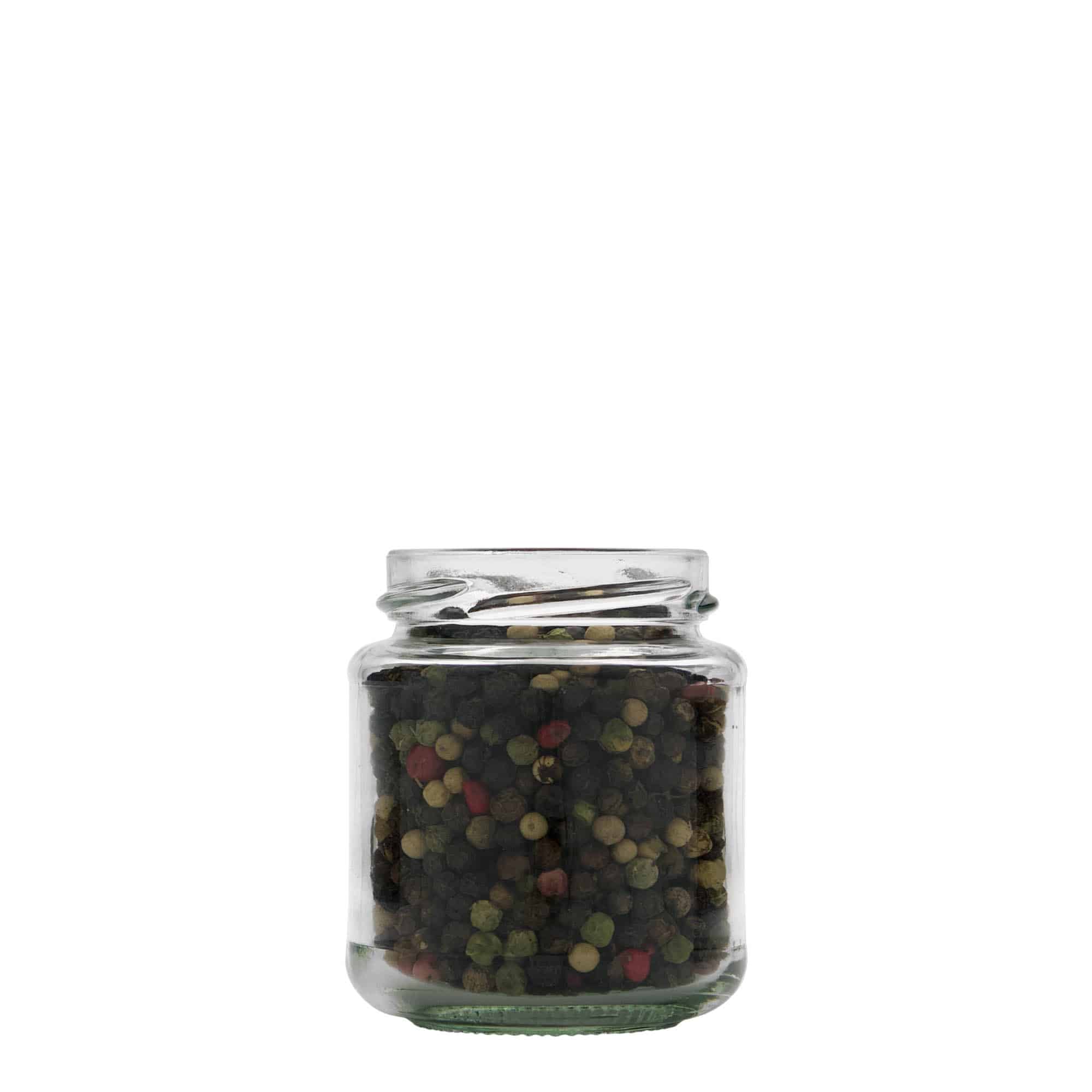 142 ml rundt glas, åbning: Twist-Off (TO 53)