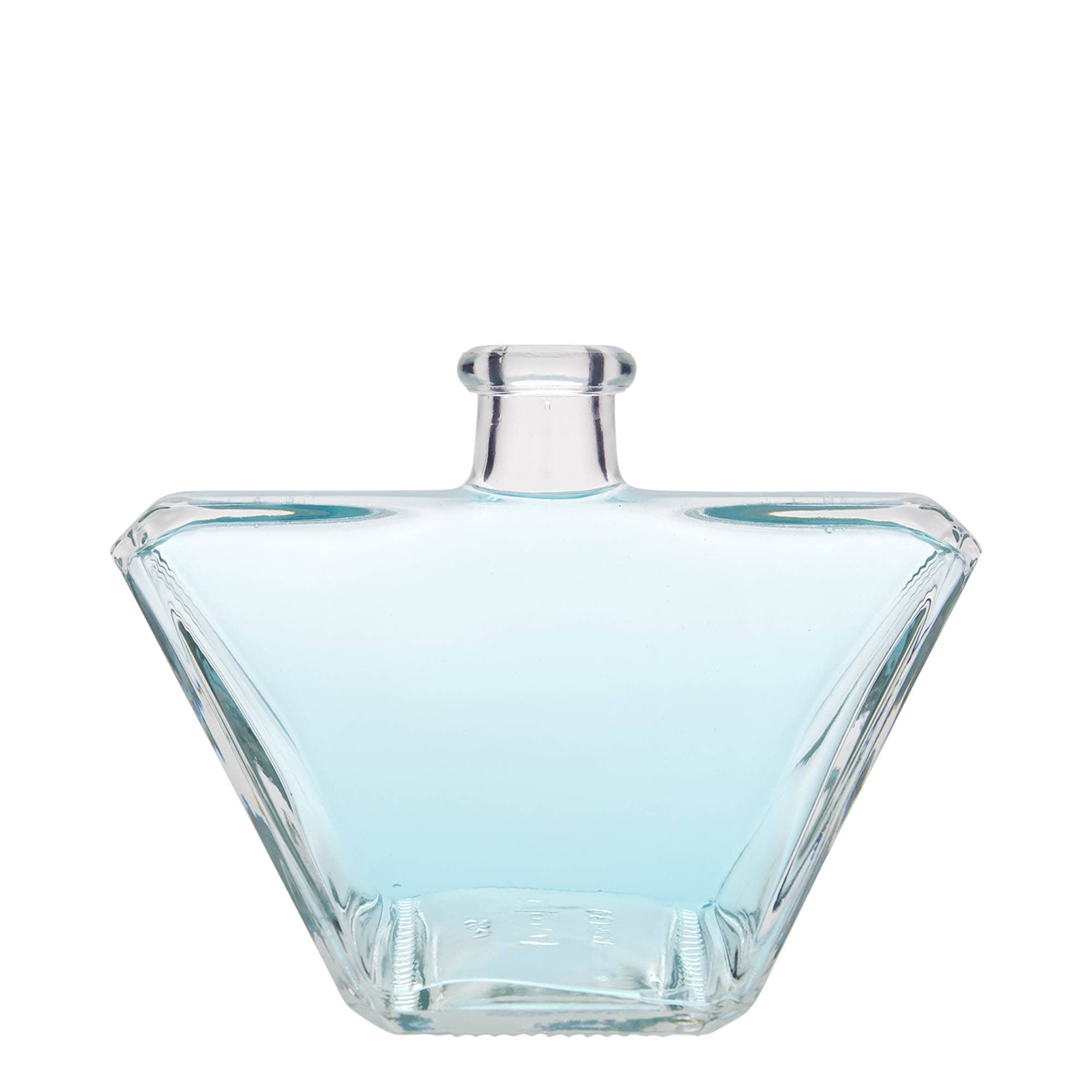 500 ml glasflaske 'Charly', rektangulær, åbning: kork