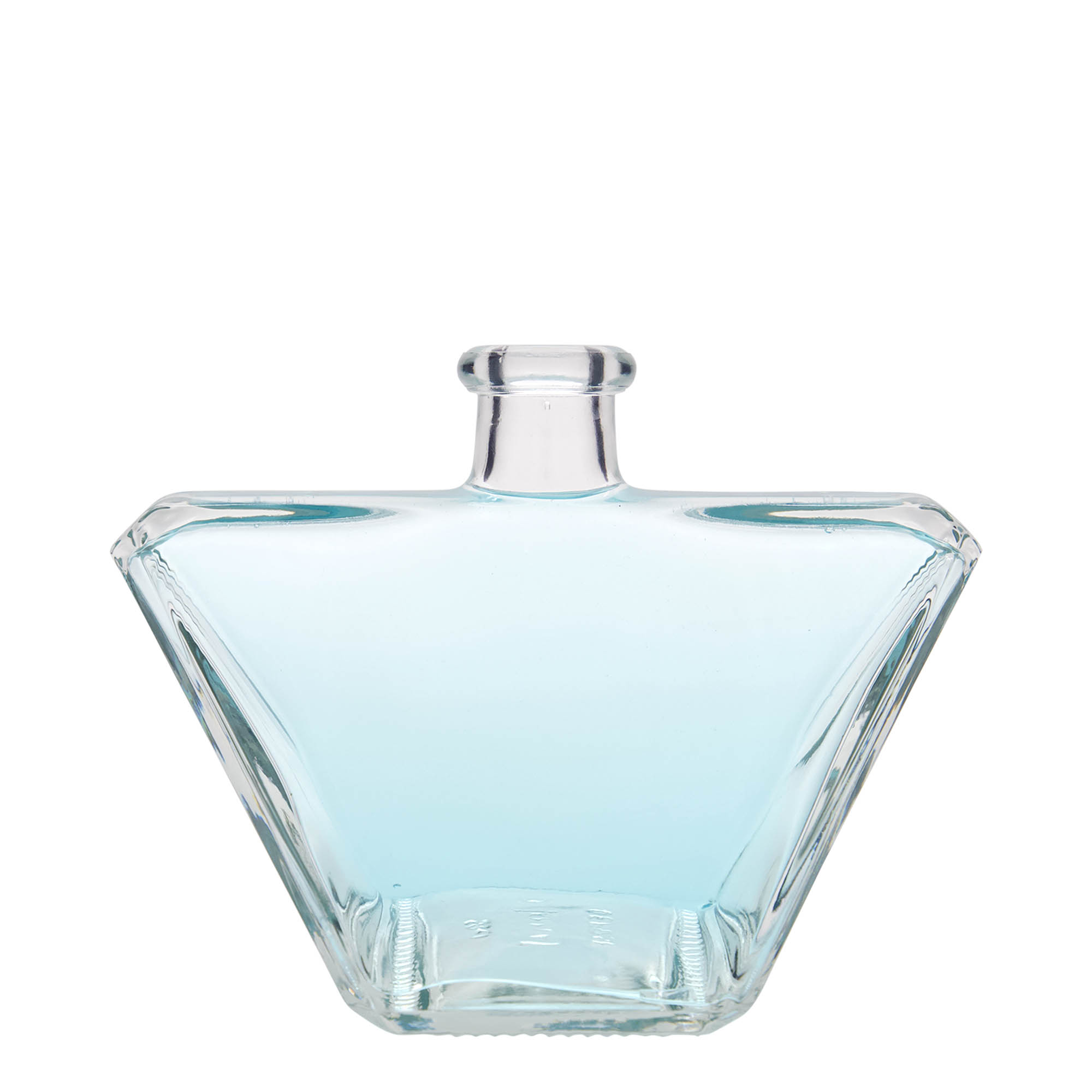 500 ml glasflaske 'Charly', rektangulær, åbning: kork