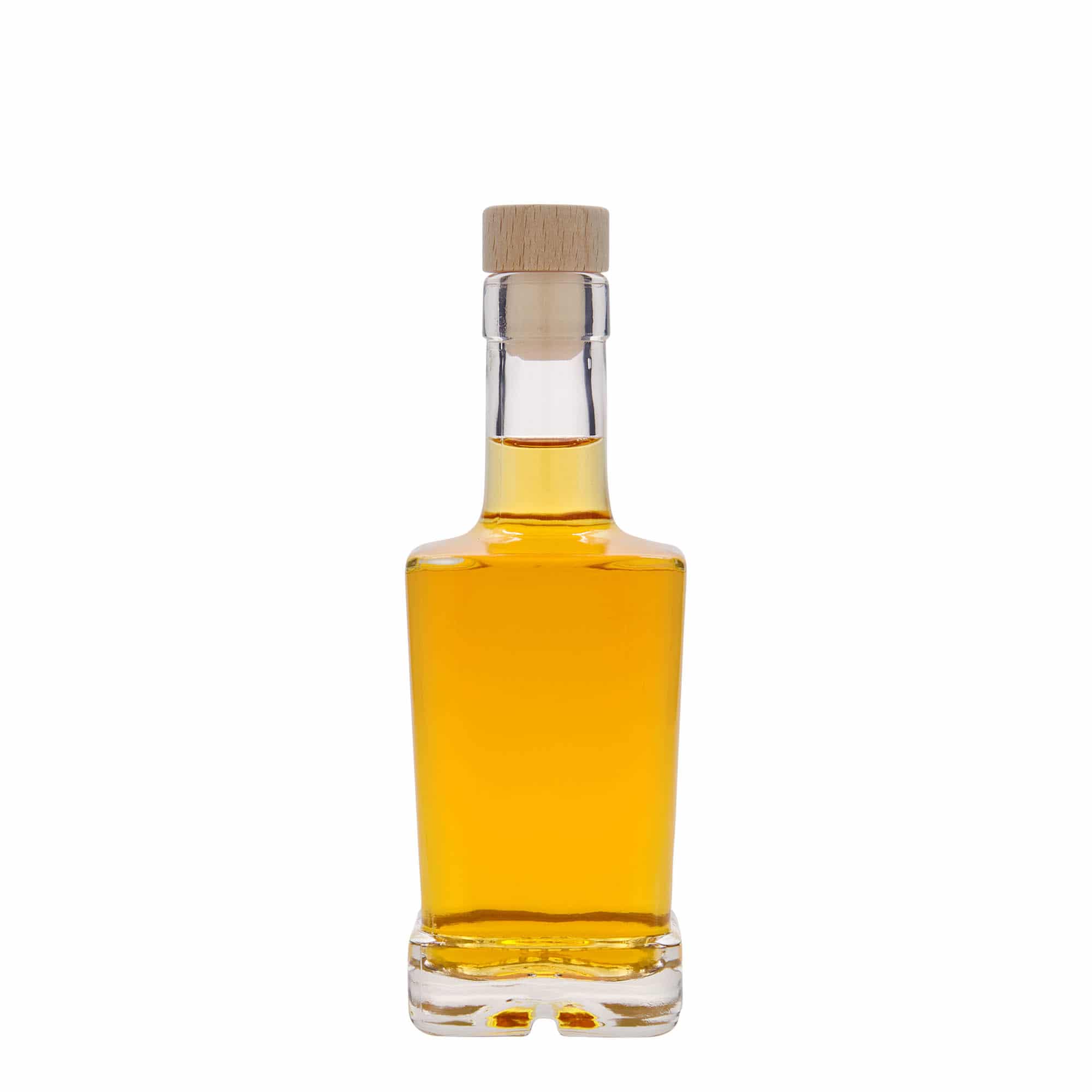 250 ml glasflaske 'Rene', kvadratisk, åbning: Kork