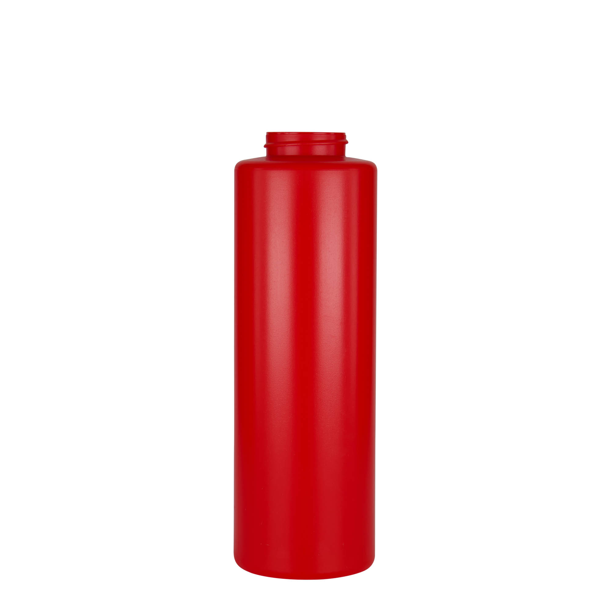 500 ml sauceflaske, LDPE-plast, rød, åbning: 38/400 500 ml sauceflaske, LDPE-plast, rød, åbning: 38/400