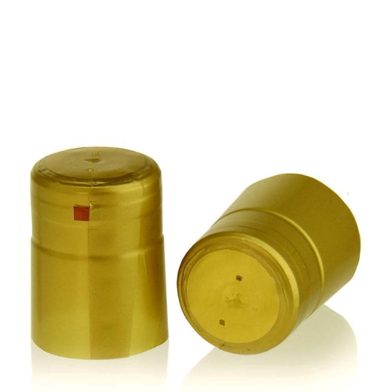 Krympekapsel 32x41, PVC-plast, guld