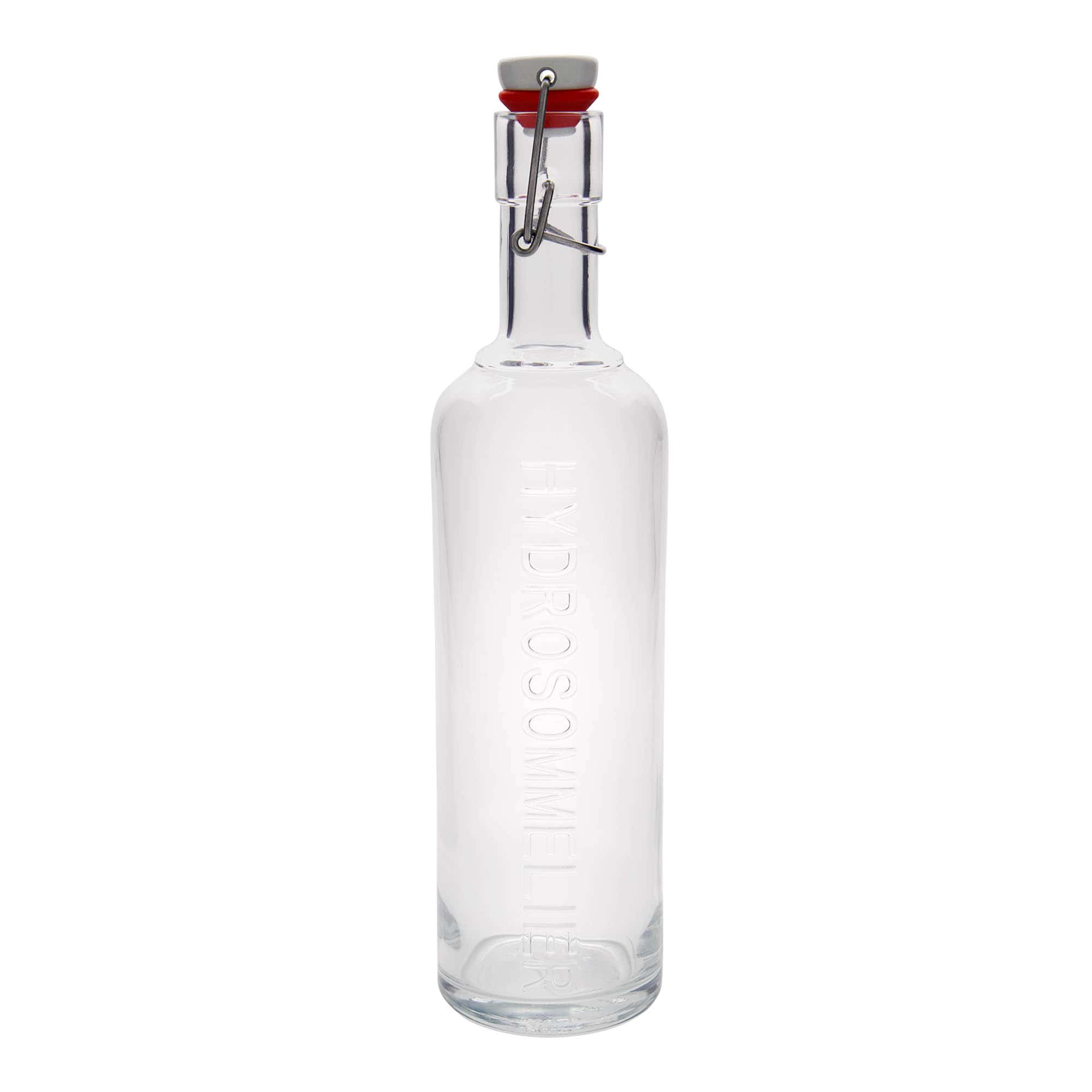 1.000 ml glasflaske »Optima Hydrosommelier«, åbning: låseklips