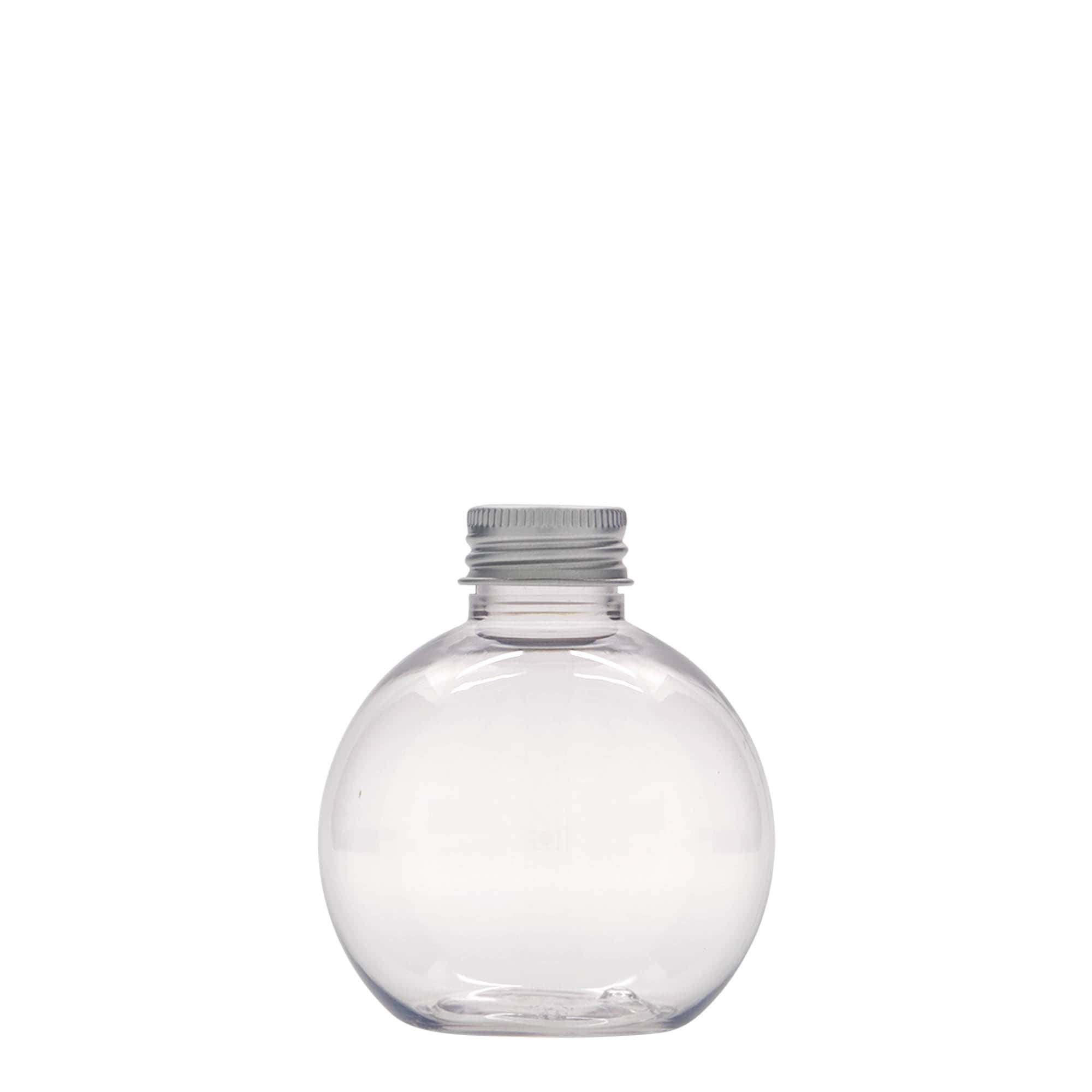 150 ml PET-flaske 'Perry', rund, plastik, åbning: 24/410