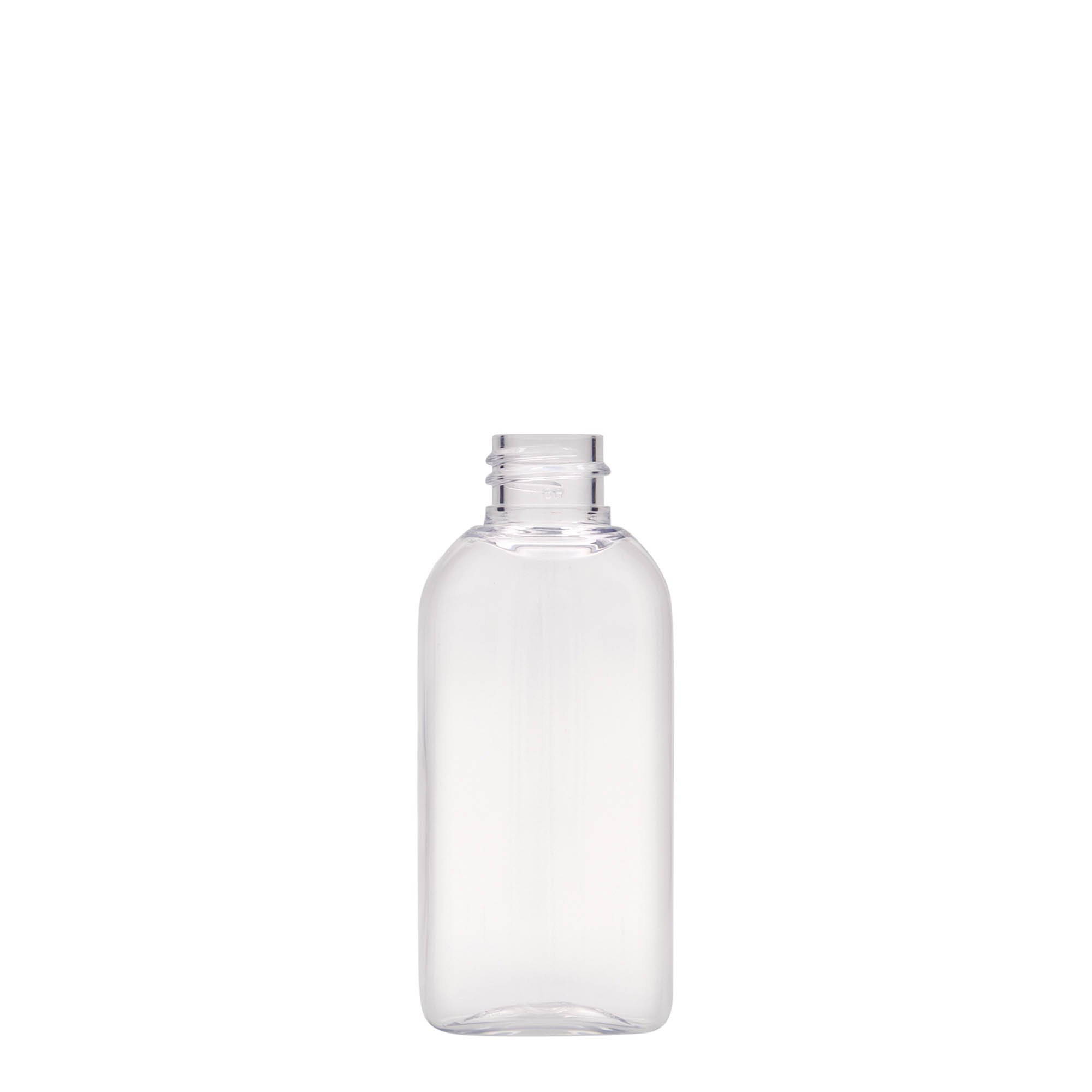 50 ml PET-flaske »Iris«, oval, plastik, åbning: 20/410