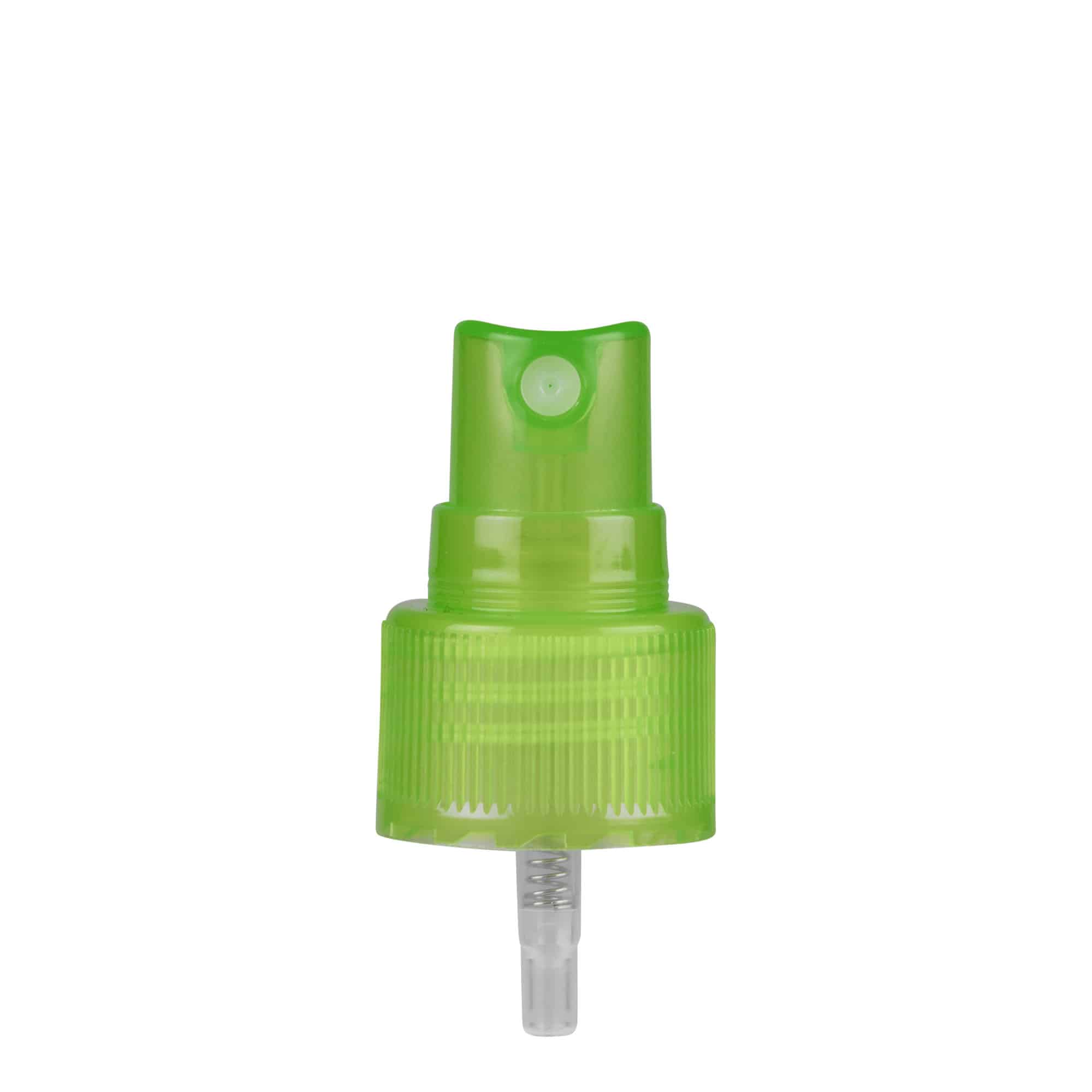 Skruelåg sprayforstøver, PP-plast, grøn, til munding: 24/410