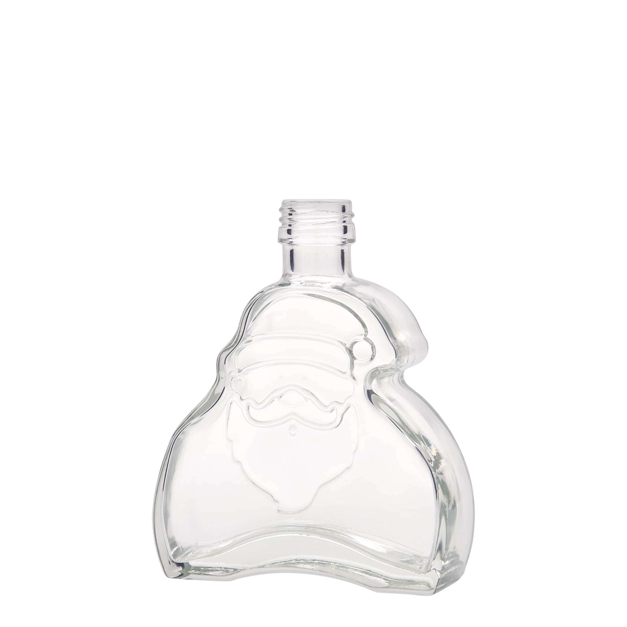 200 ml glasflaske 'Julemand', åbning: PP 28 200 ml glasflaske 'Julemand', åbning: PP 28