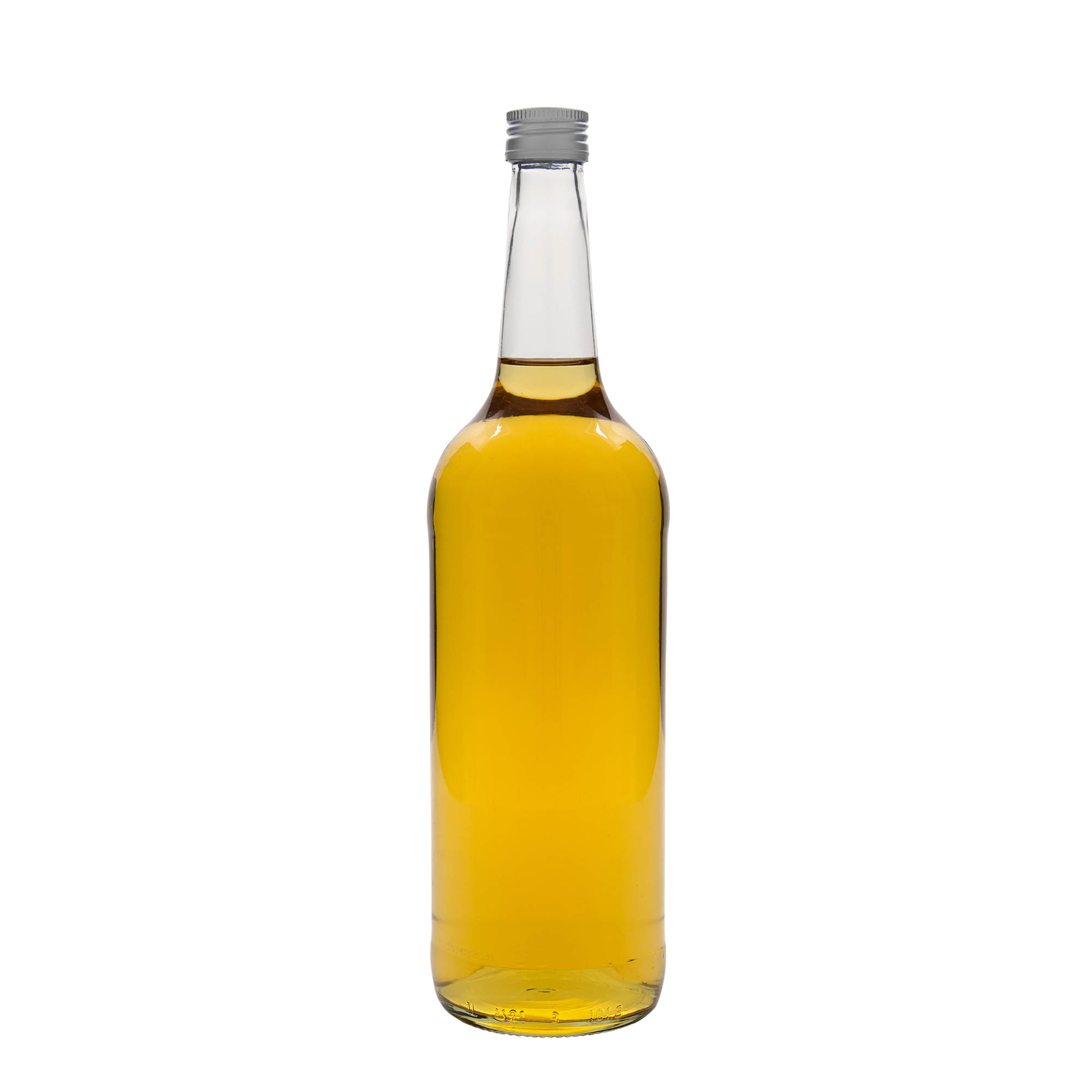 1.000 ml glasflaske med lige hals, åbning: PP 28 1.000 ml glasflaske med lige hals, åbning: PP 28