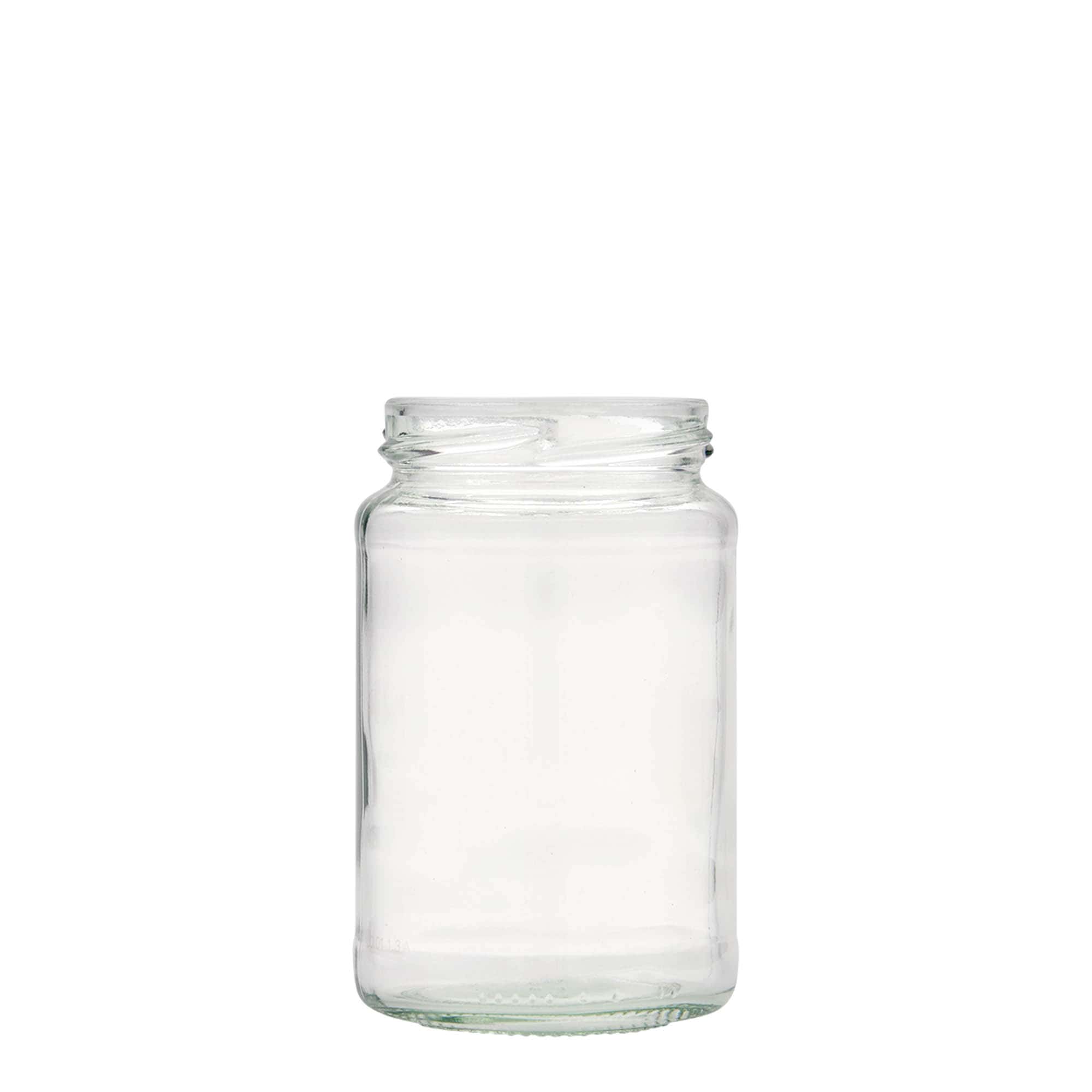 225 ml højt rundt glas, åbning: Twist-Off (TO 58)