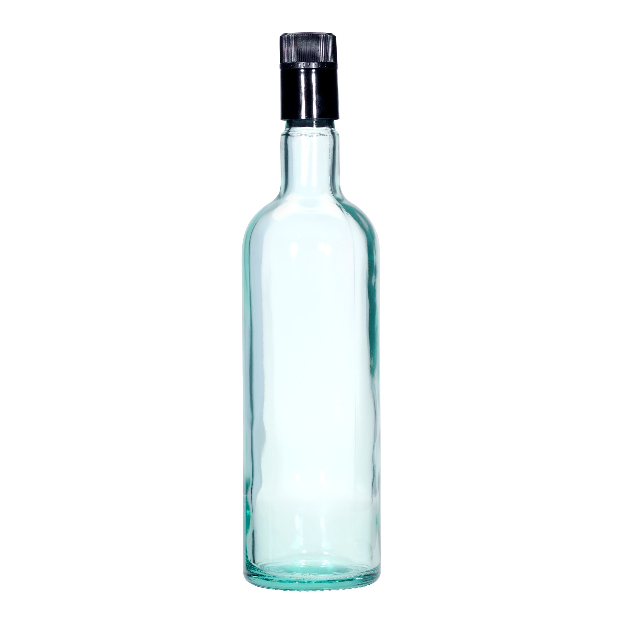 750 ml eddike-/olieflaske 'Willy New', glas, lysegrøn, åbning: DOP