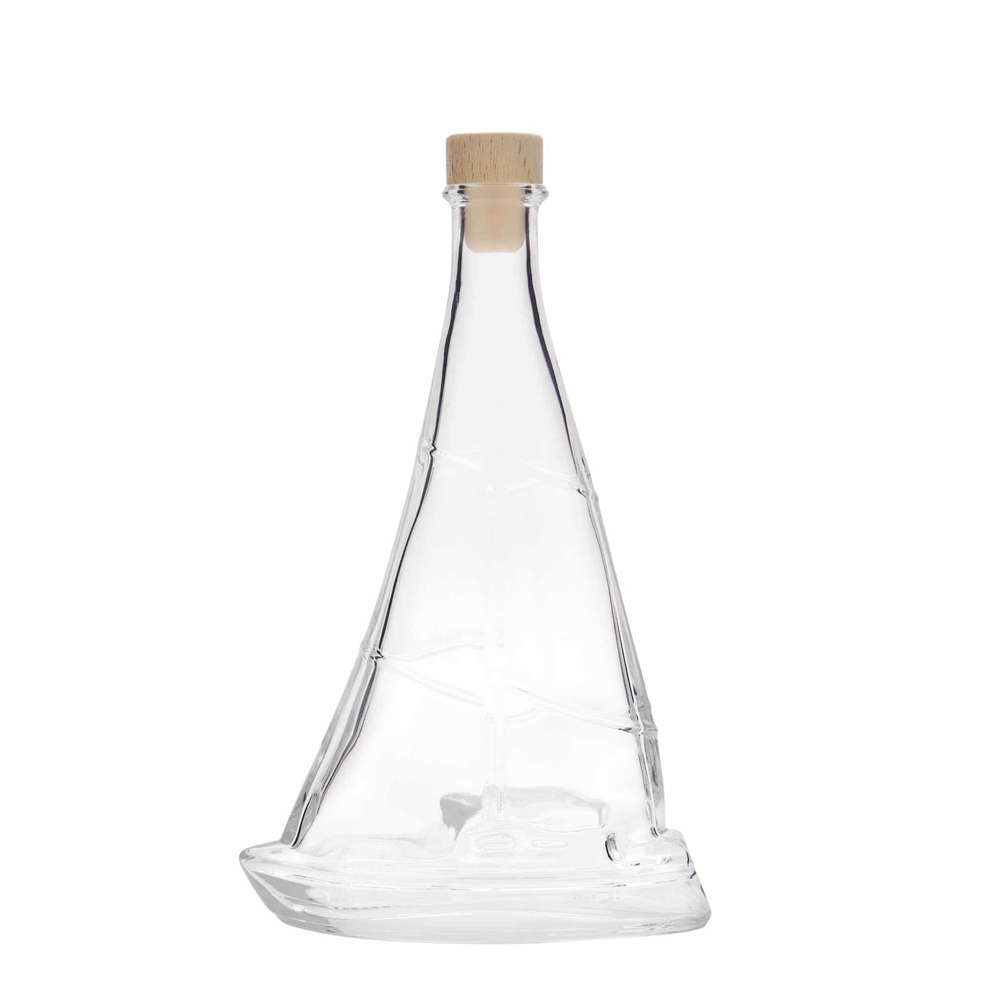 350 ml glasflaske 'Sejlbåd', åbning: Kork