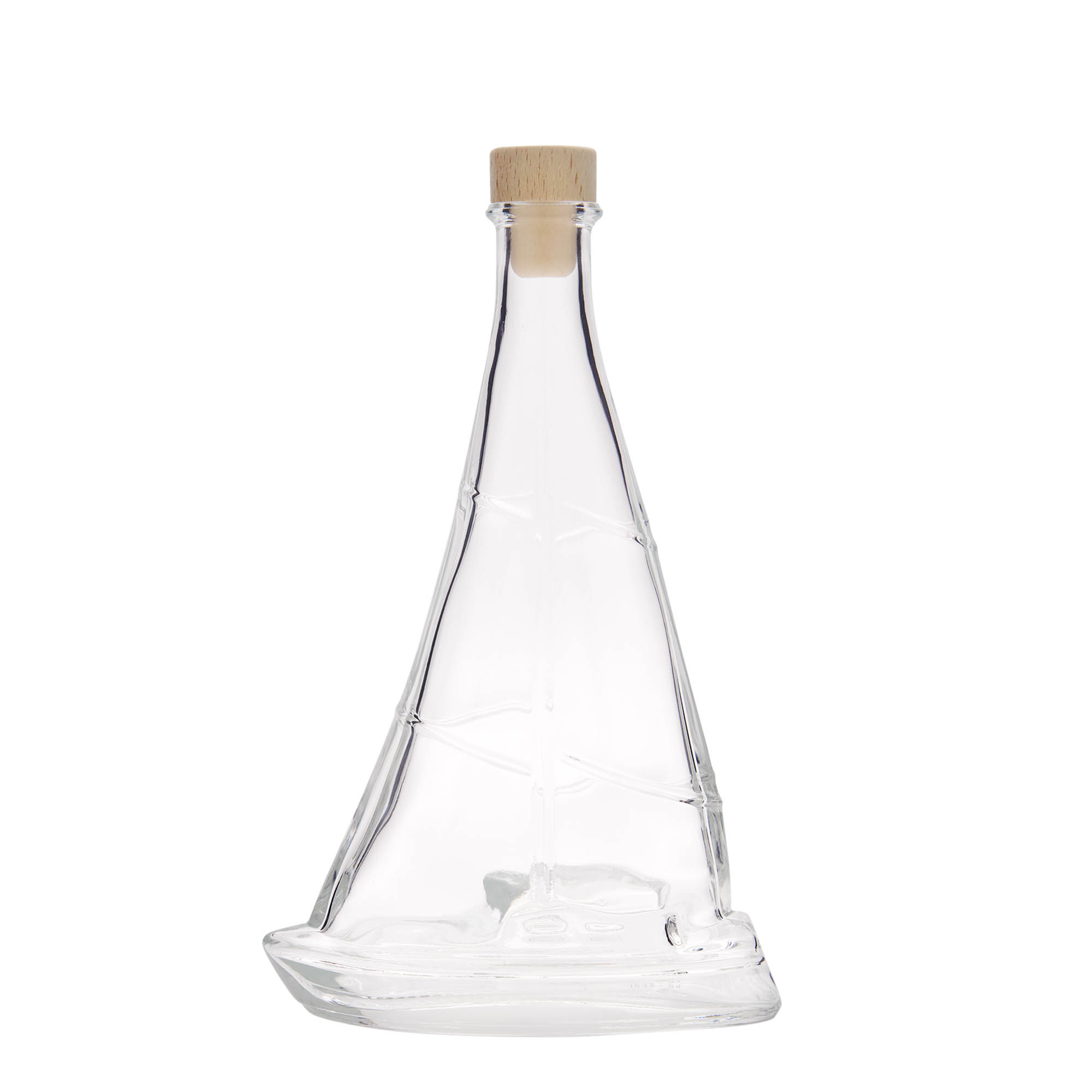 350 ml glasflaske 'Segelboot', åbning: kork
