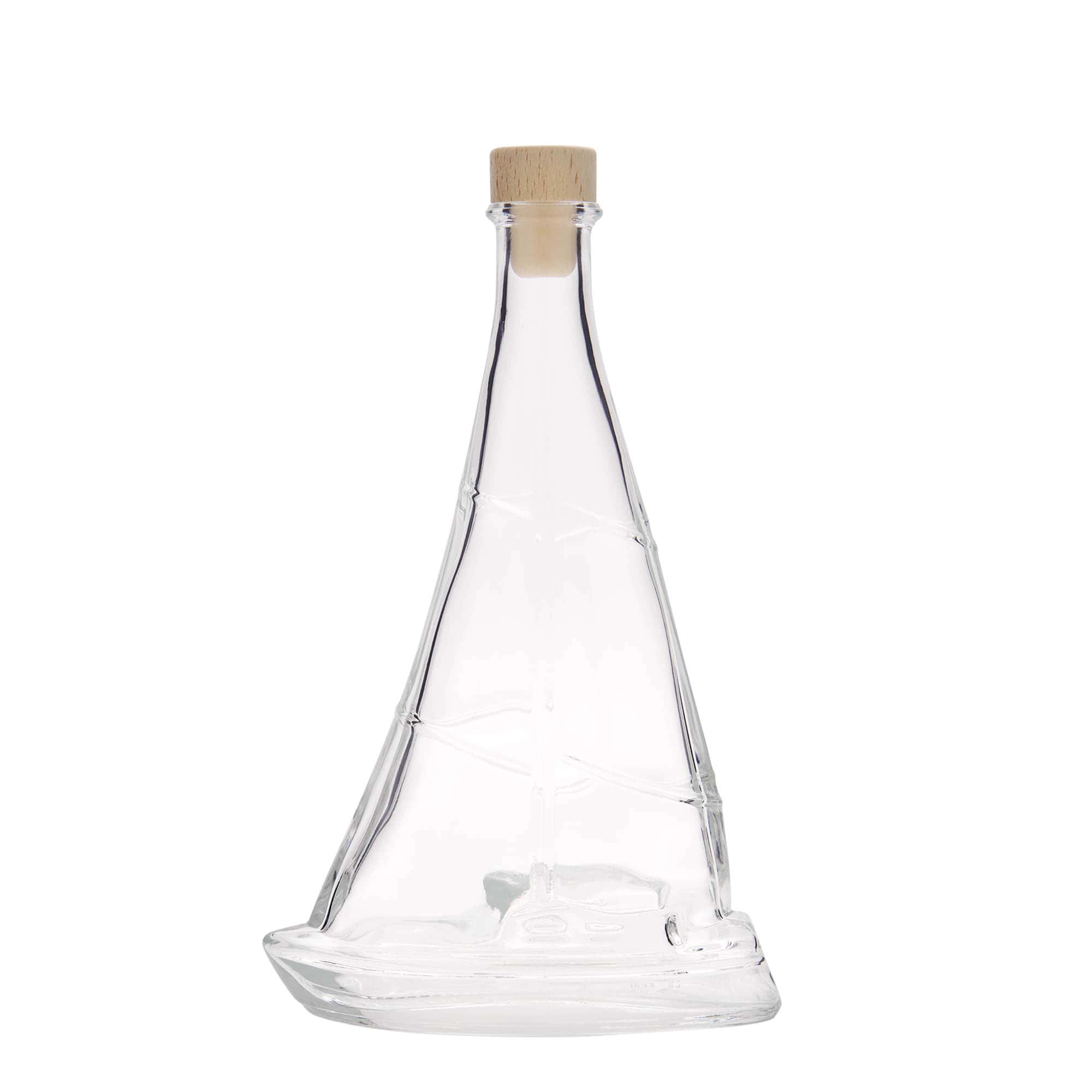 350 ml glasflaske 'Segelboot', åbning: kork