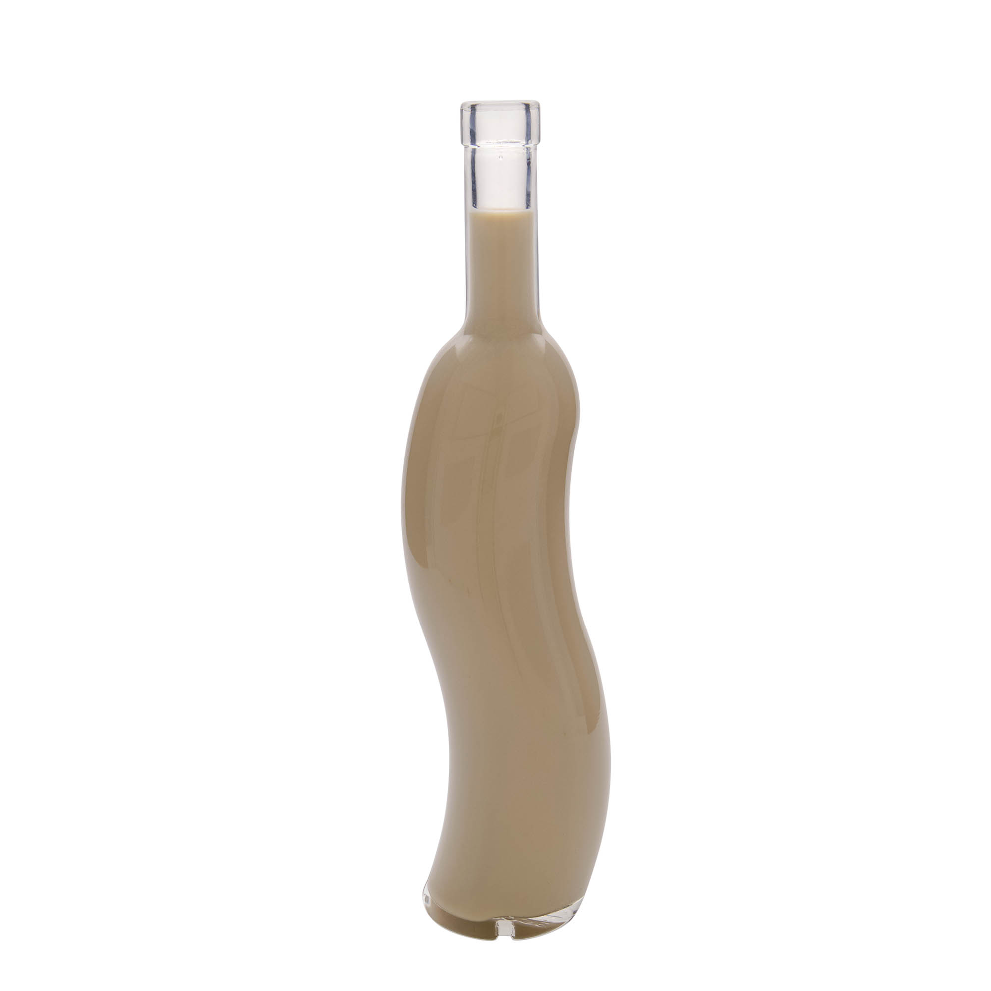 500 ml glasflaske 'La-Ola', halvrund, åbning: kork 500 ml glasflaske 'La-Ola', halvrund, åbning: kork