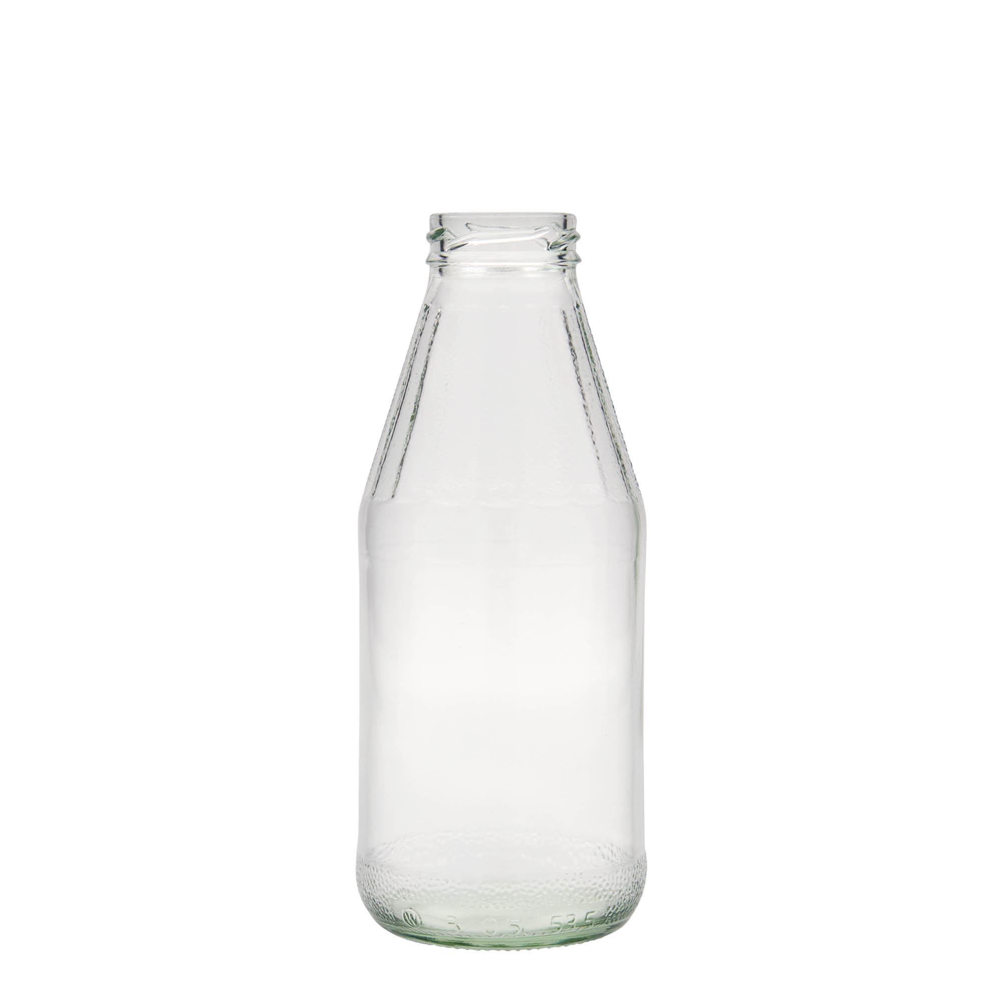 500 ml bredhals universalflaske, glas, åbning: Twist-off (TO 43)