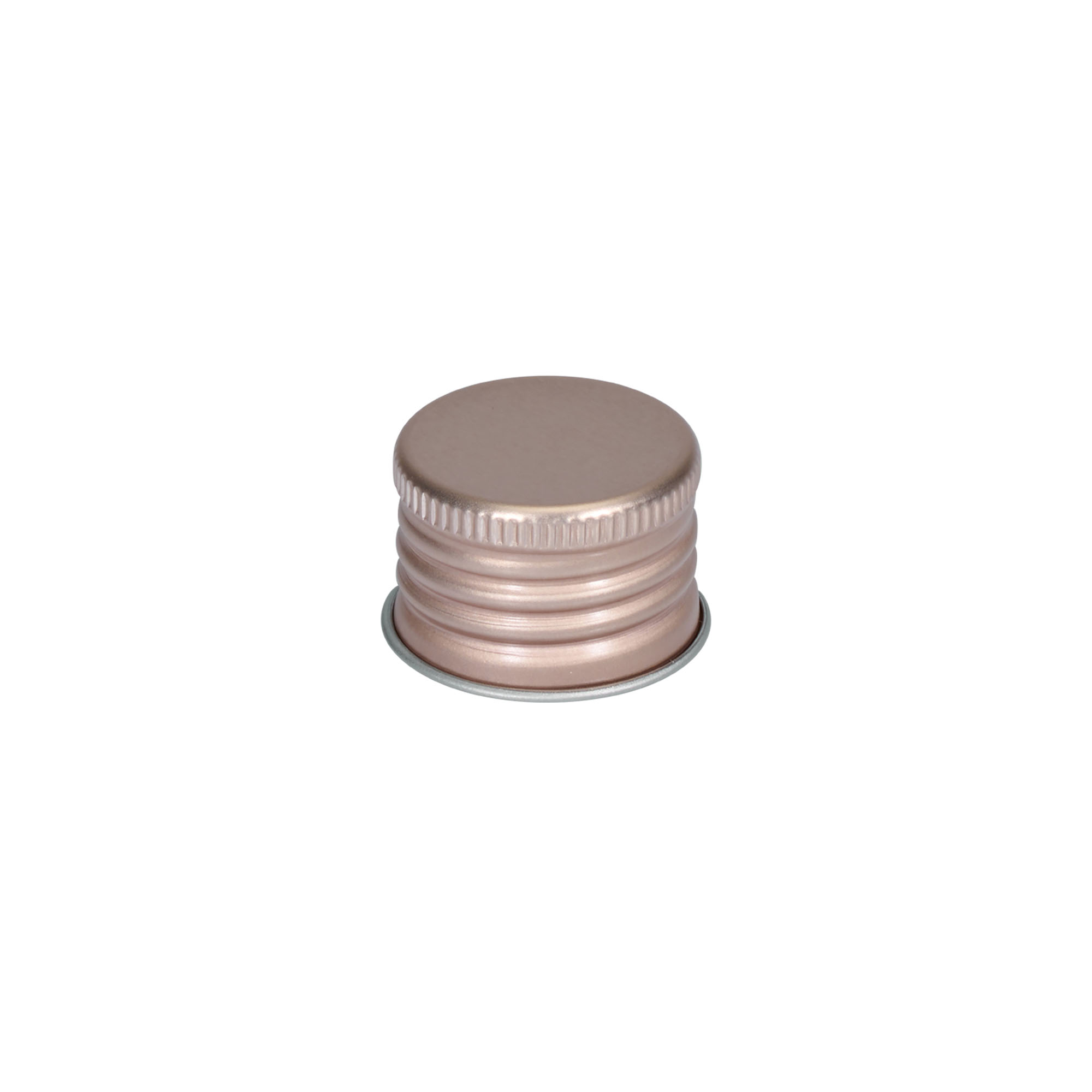 Skruelåg, metal, rosa, til åbning: 24/410
