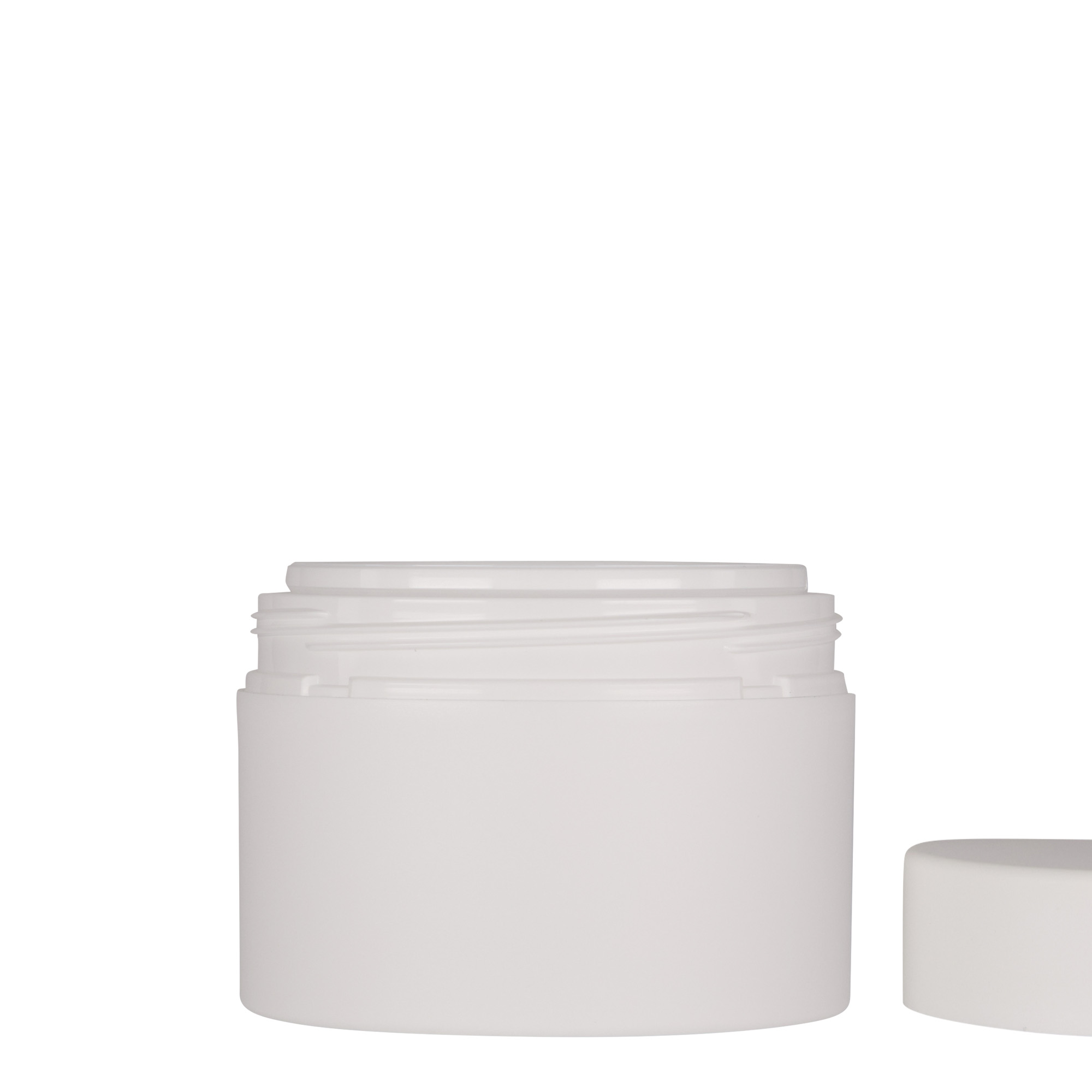 250 ml plastikdåse 'Antonella', PP, hvid, åbning: skruelåg