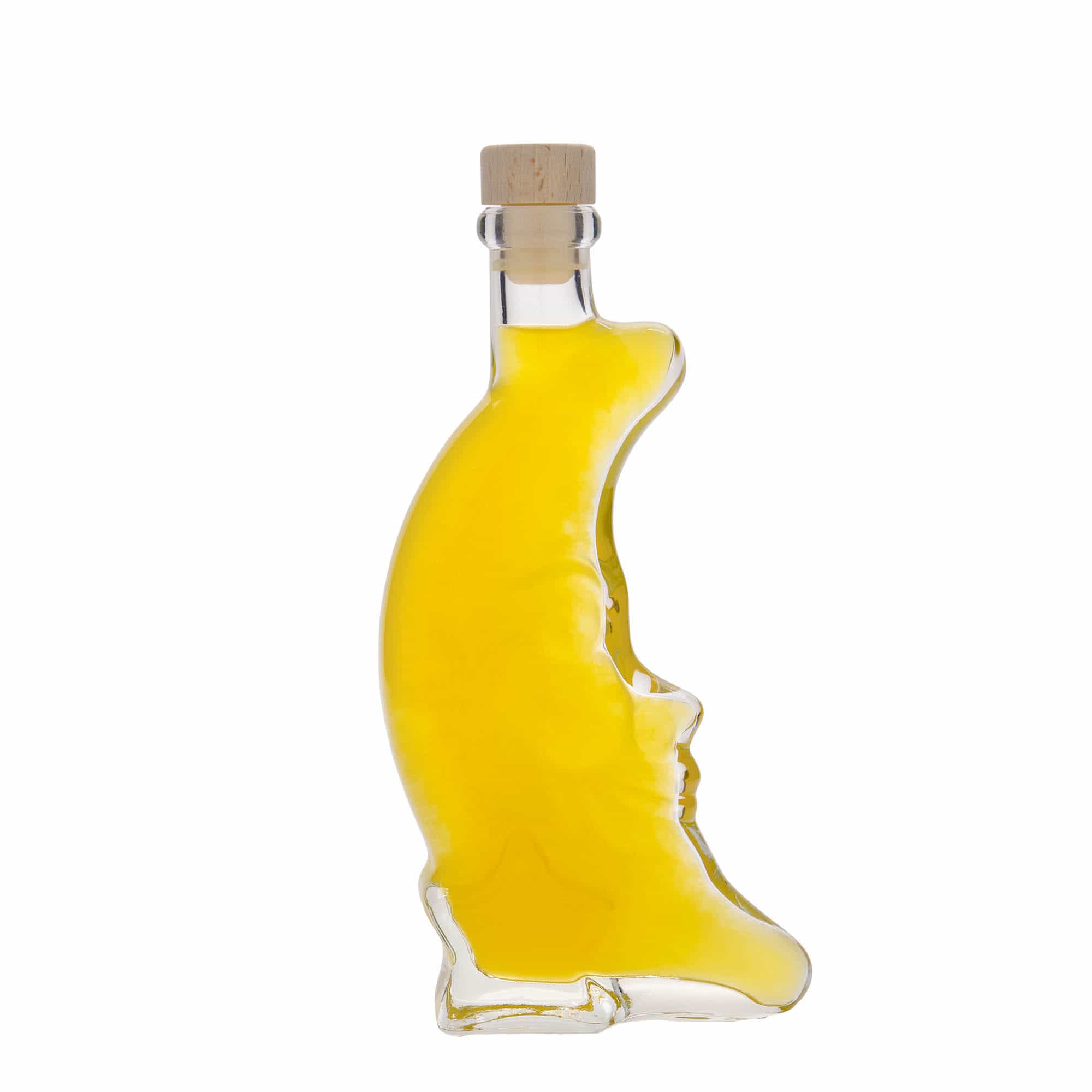 200 ml glasflaske 'Måne', åbning: Kork