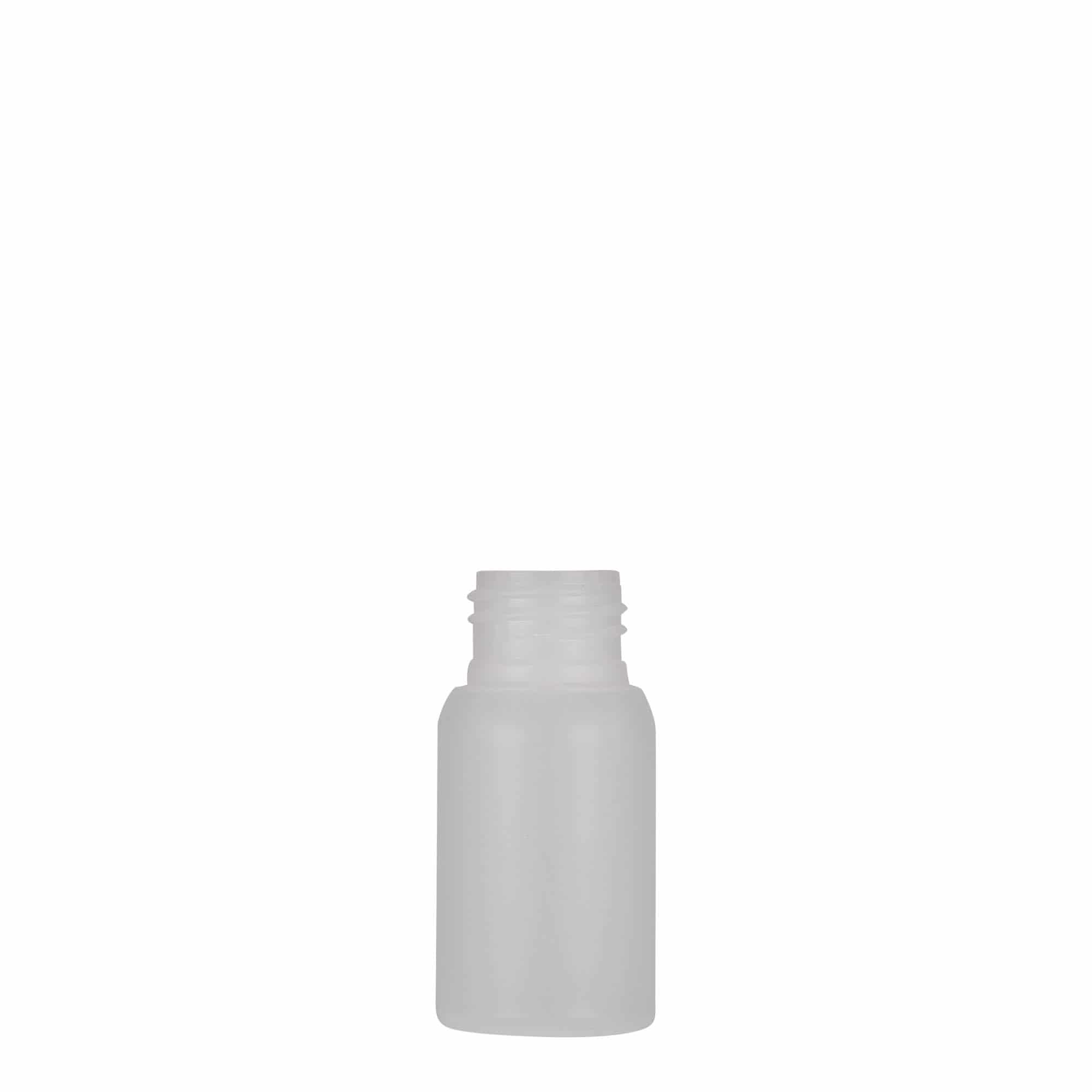 30 ml plastikflaske »Tuffy«, HDPE, natur, åbning: 24/410