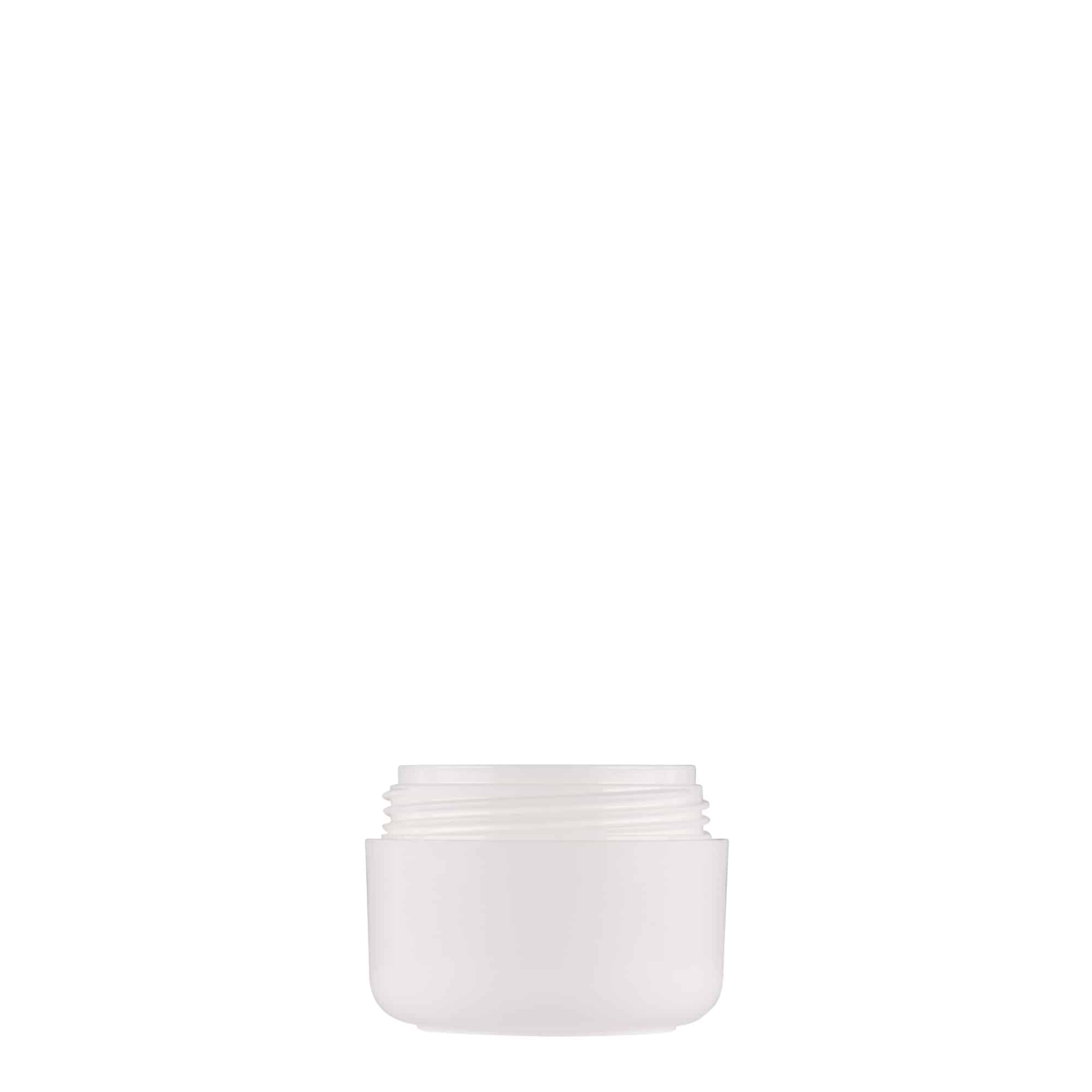 15 ml plastdåse 'Bianca', PP, hvid, åbning: Skruelåg 15 ml plastdåse 'Bianca', PP, hvid, åbning: Skruelåg