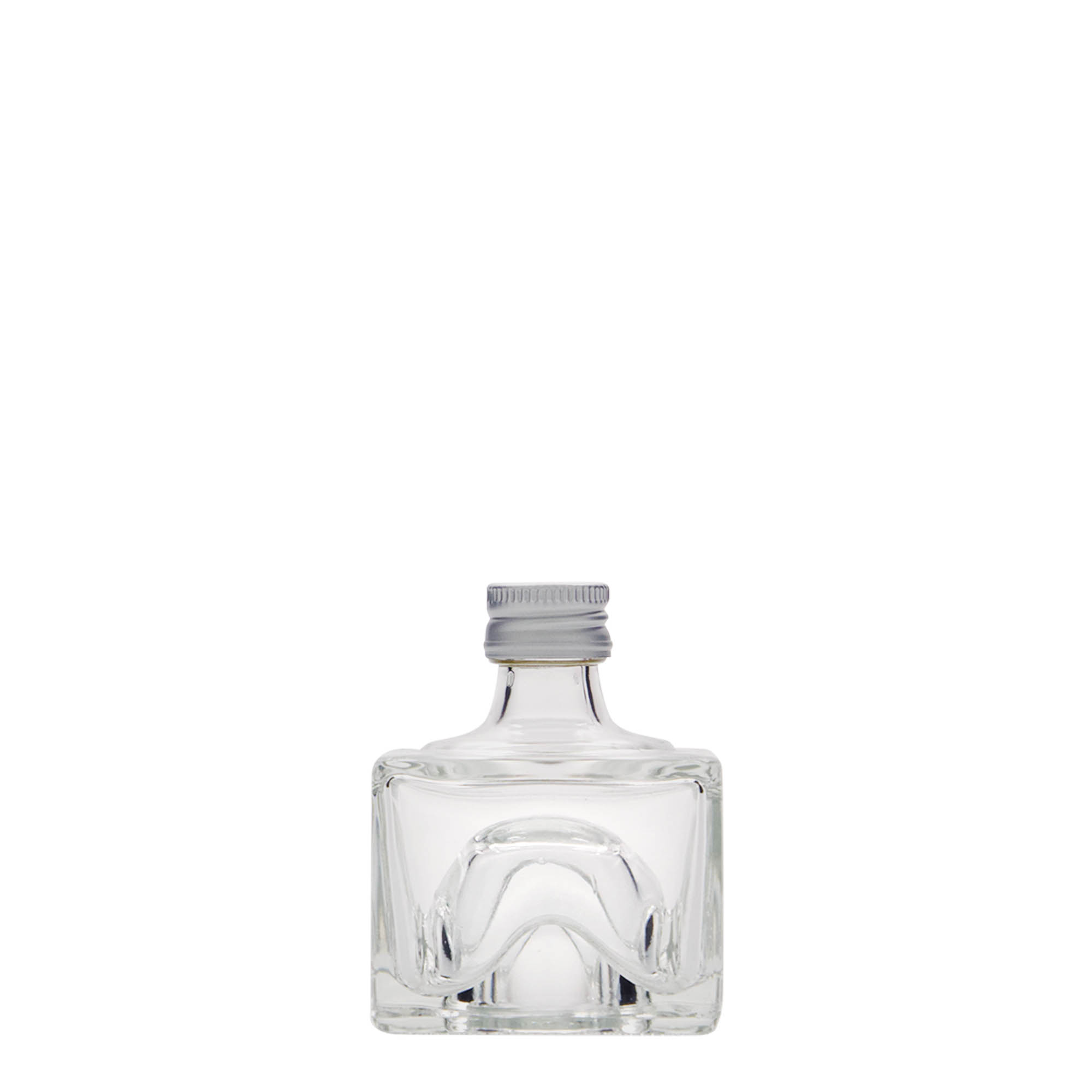 40 ml glasflaske 'Cocolores', firkantet, åbning: PP 18 40 ml glasflaske 'Cocolores', firkantet, åbning: PP 18