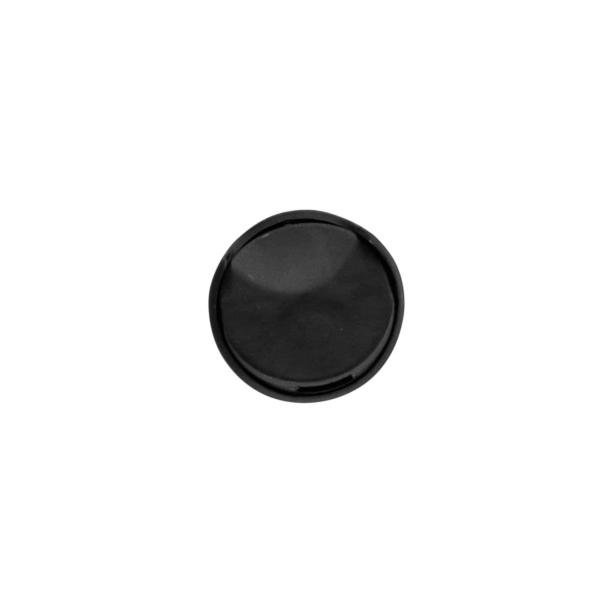 Skruelåg Disc Top, PP-plast, sort, til åbning: 24/410