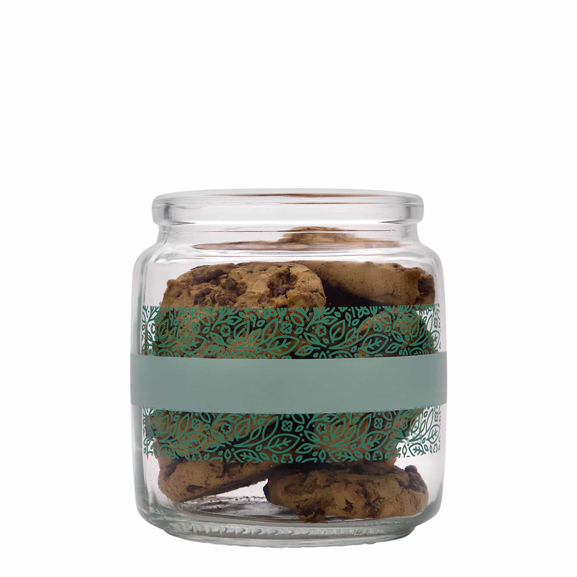750 ml korkglas »Giara«, motiv: Naturalmente verde, åbning: kork