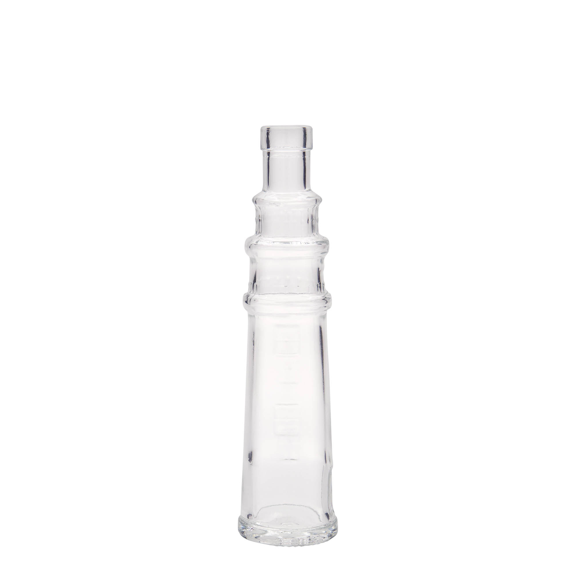 100 ml glasflaske »Leuchtturm«, åbning: kork