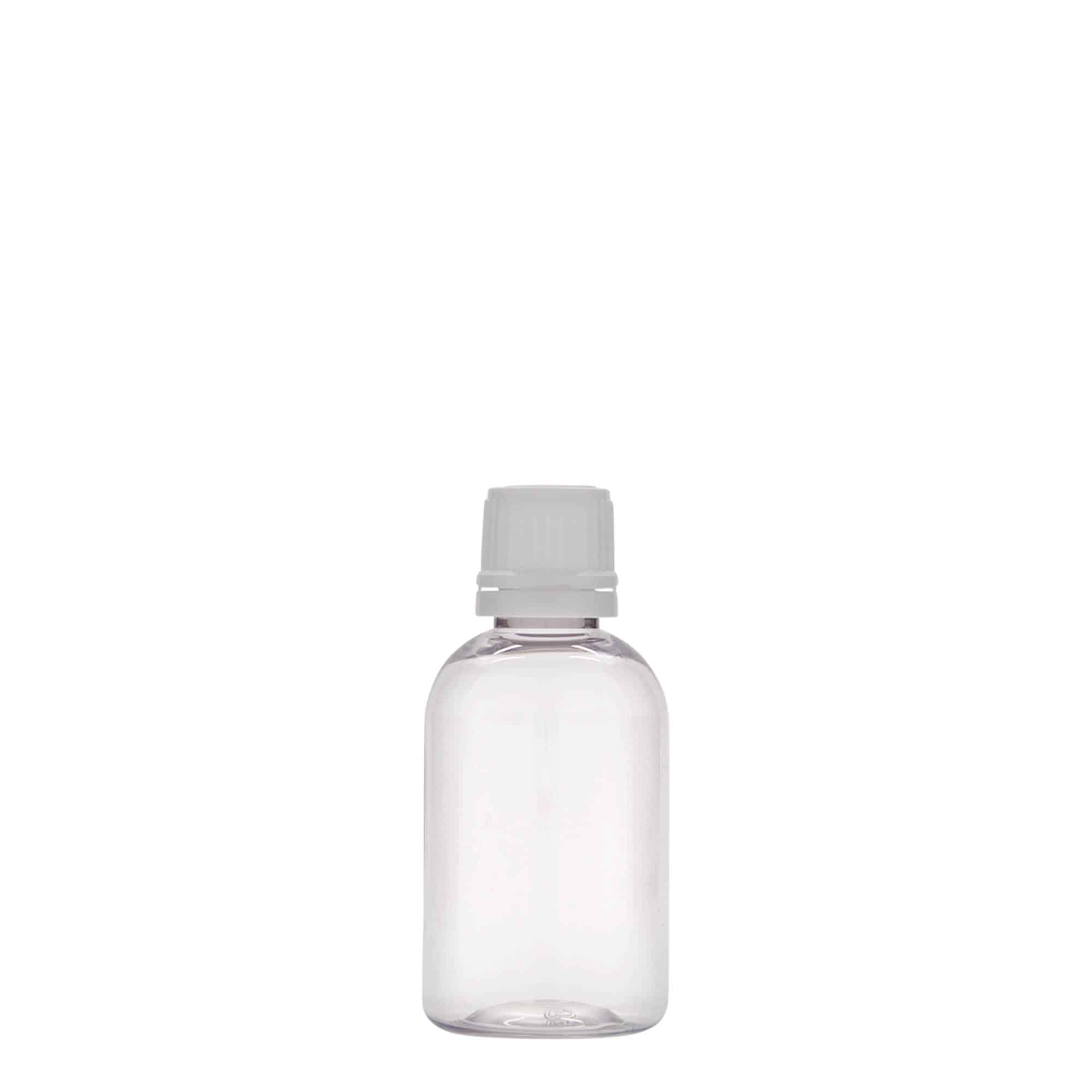 50 ml PET-medicinflaske 'Easy Living', plast, åbning: DIN 18