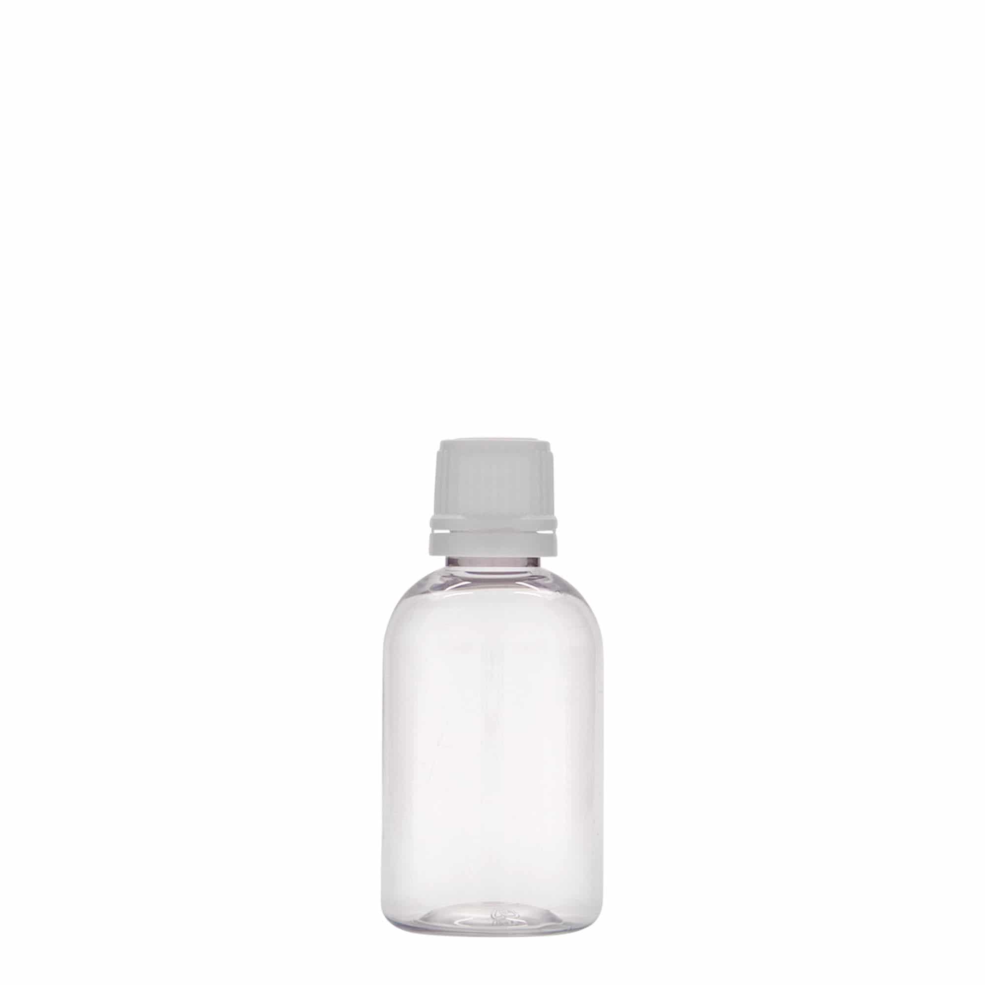 50 ml PET-medicinflaske 'Easy Living', plast, åbning: DIN 18