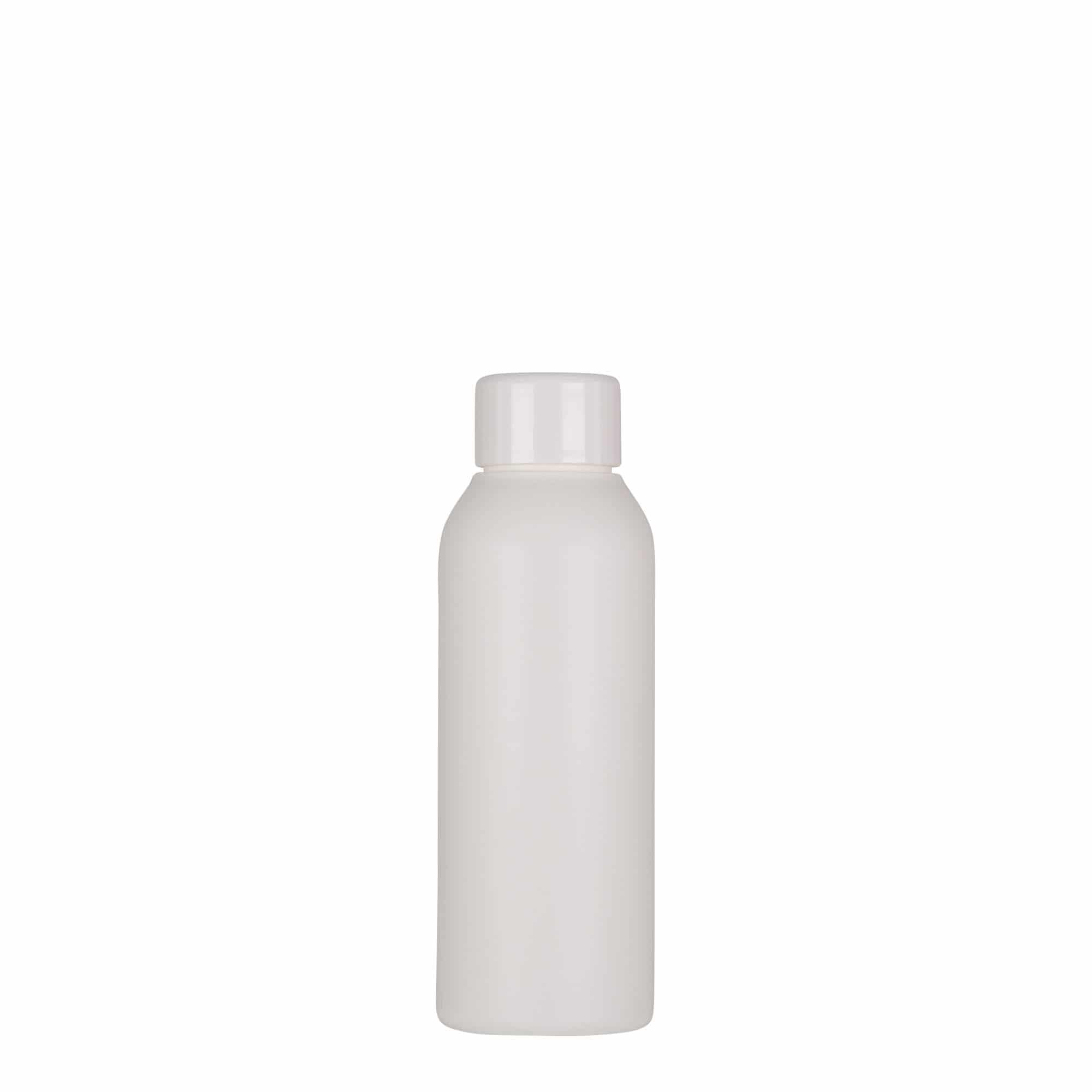 100 ml plastflaske 'Tuffy', HDPE, hvid, åbning: GPI 24/410