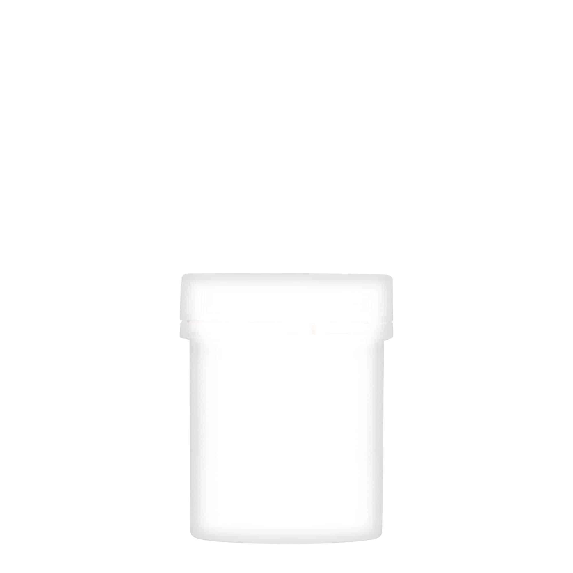 150 ml plastdåse 'Securilock', PP, hvid, åbning: Skruelåg