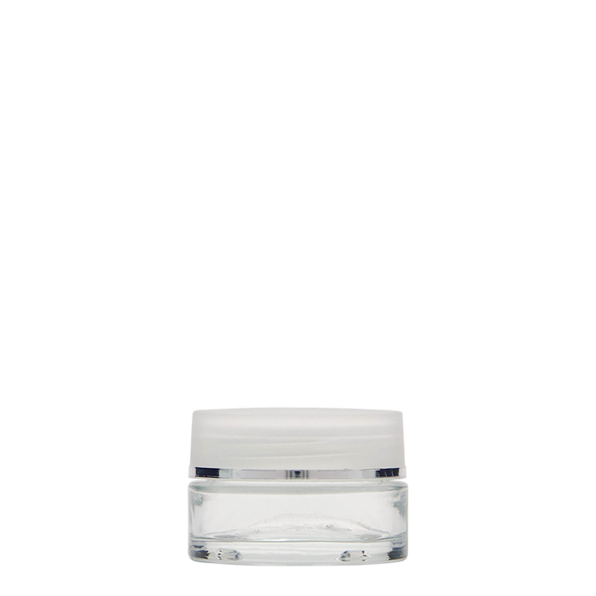 15 ml krukke 'Clear Edition', glas, åbning: skruelåg